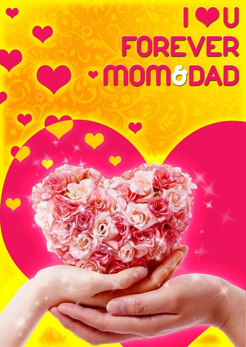 image Of I Love You Mom Dad
