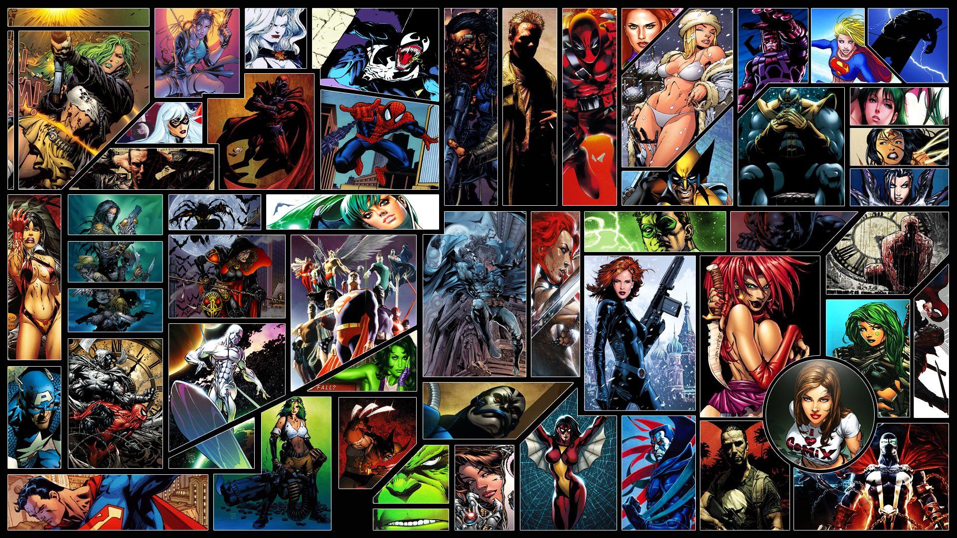 DC comics Marvel. Full HD Desktop Wallpaper 1080p. Marvel comics wallpaper, Comic book wallpaper, Marvel wallpaper