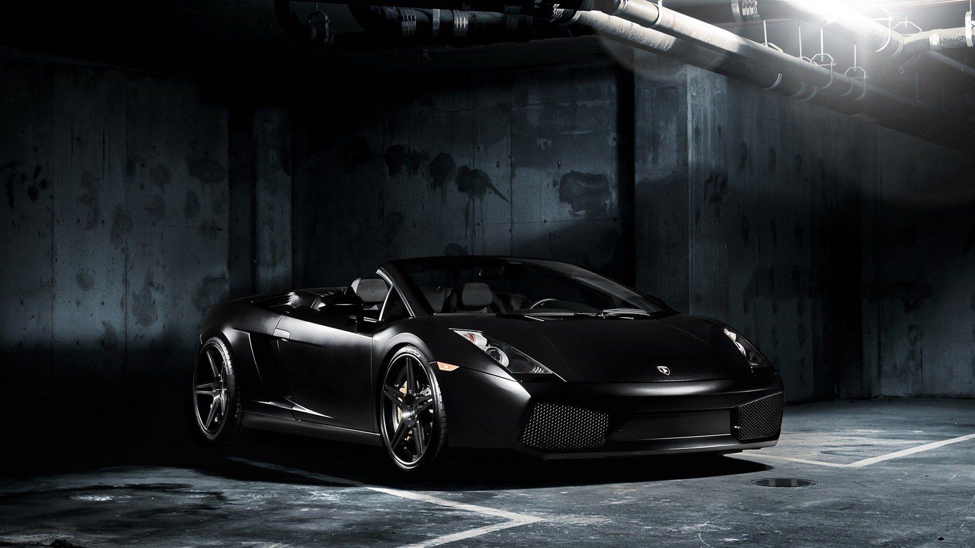 Lamborghini Gallardo Spyder Black Background Aventador HD Wallpaper