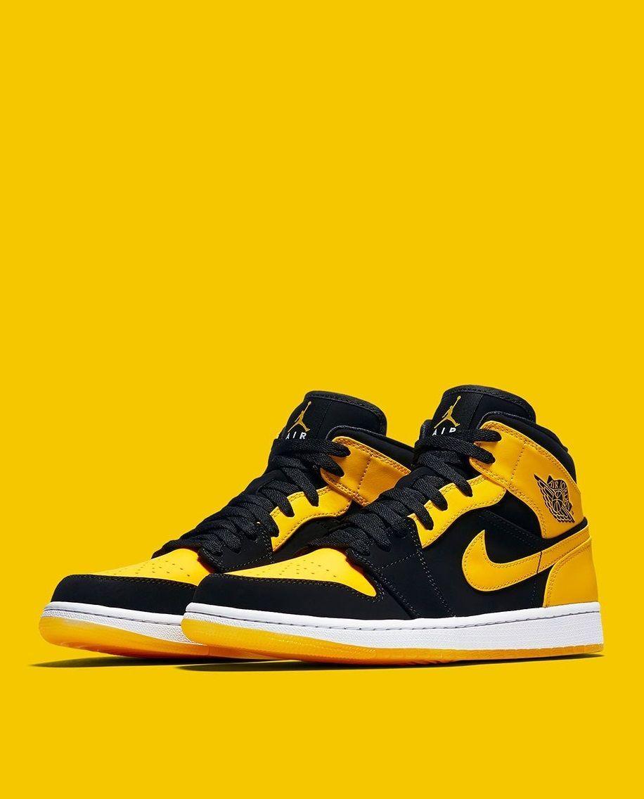 yellow jordan sneakers