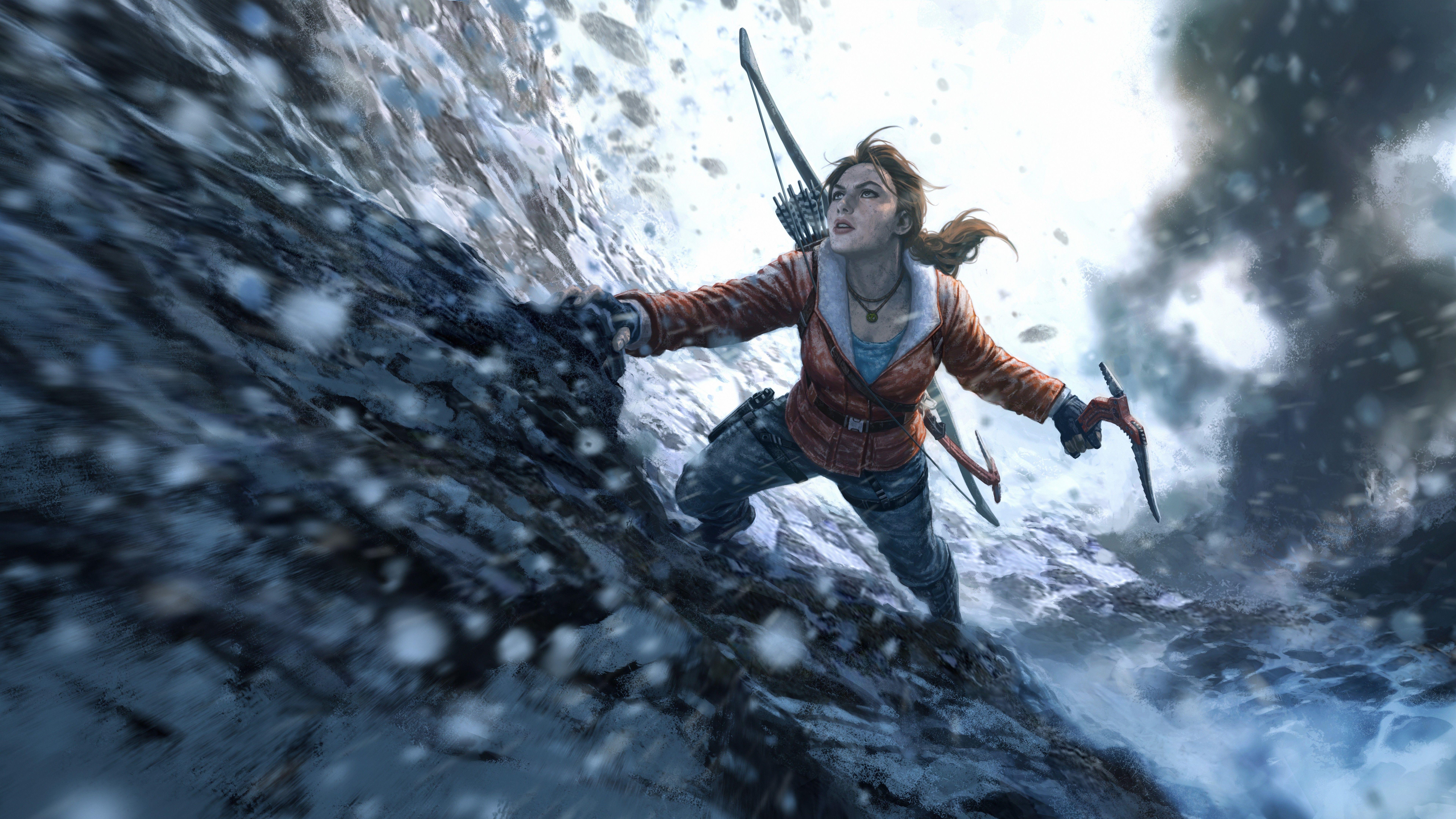 Rise of The Tomb Raider Wallpaper 4K 8K. HD Wallpaper Background
