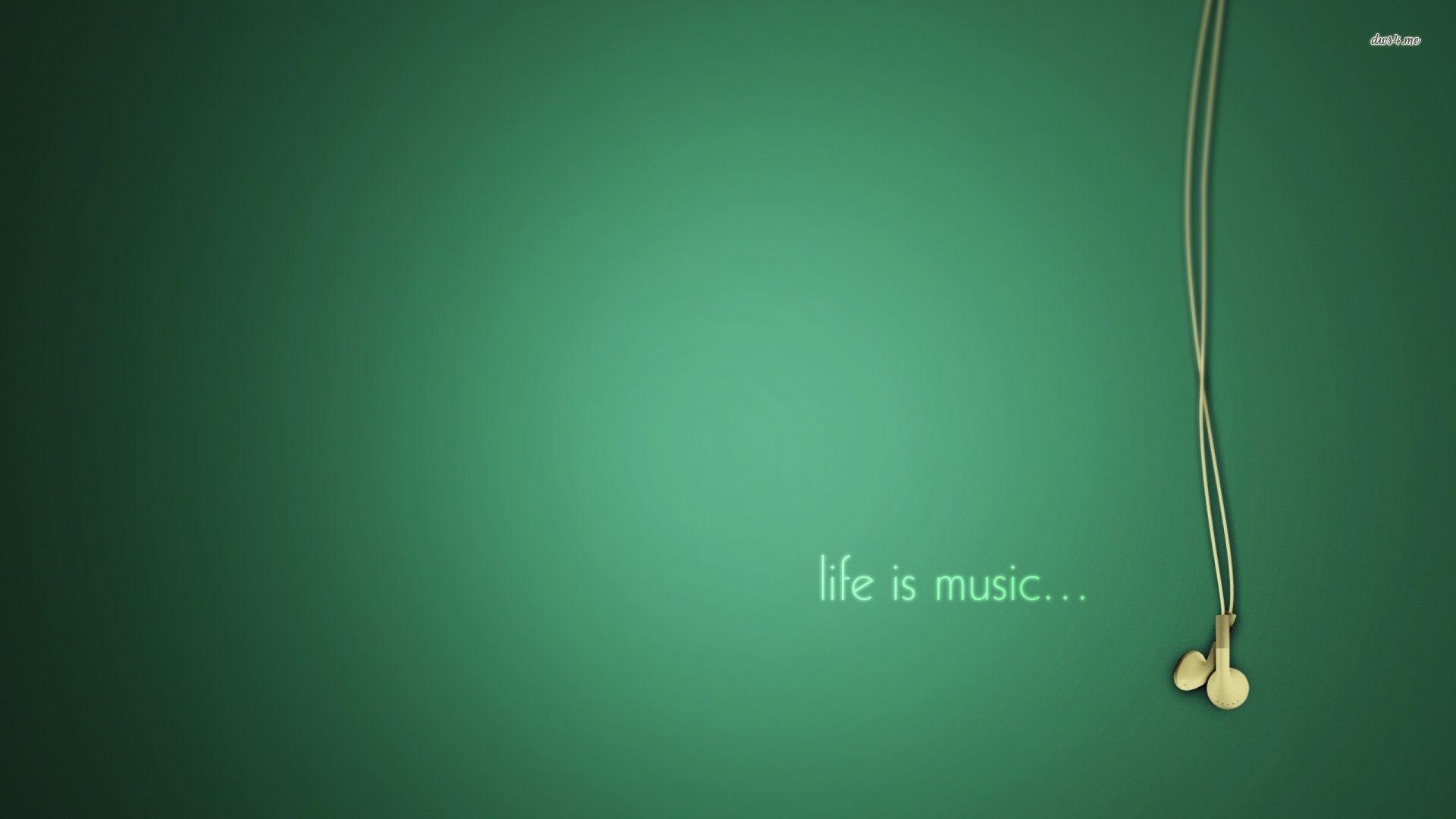 Download Music Is My Life wallpaper to your cell phone converse