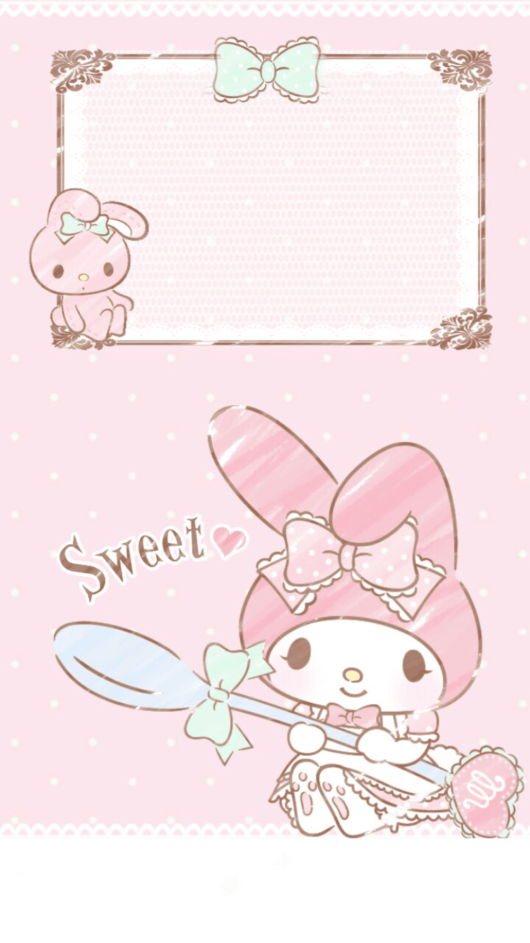 My Melody. My melody. Sanrio, Wallpaper and Hello kitty