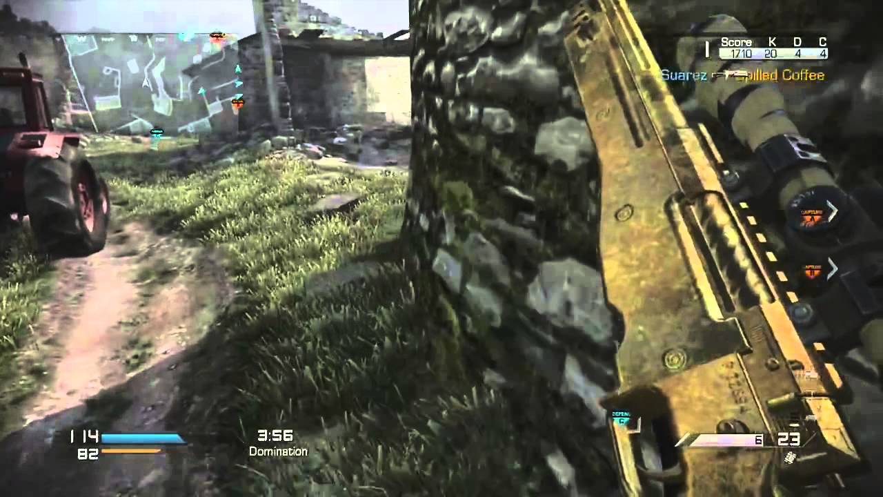 Call of Duty Ghosts L115 Sniper Gameplay auf Stonehaven gegen