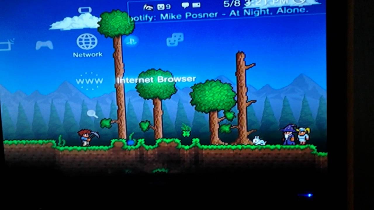 Terraria wallpaper for ps3 (how to get it)