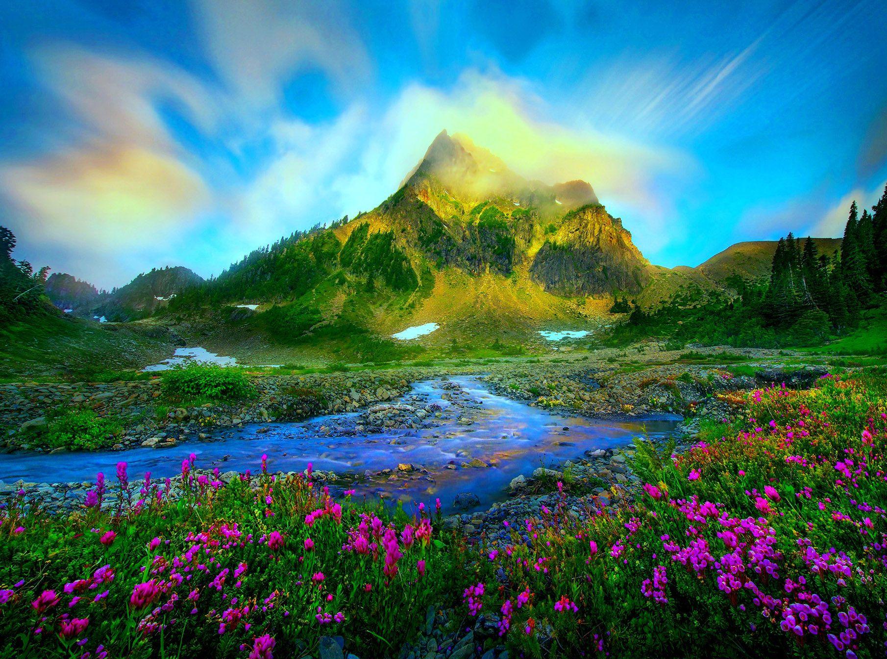Widescreen Nature HD Landscape Image Of On Desktop Wallpaper High