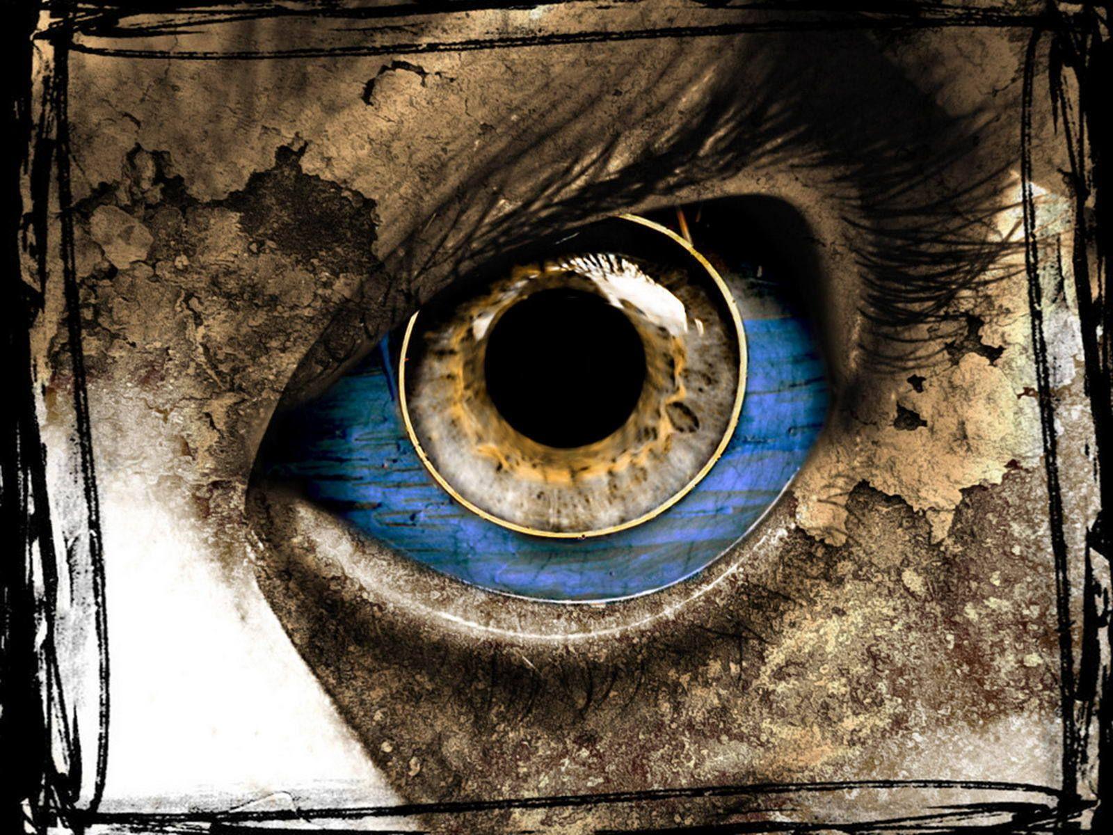 the dark evil side image demonic eye HD wallpaper and background