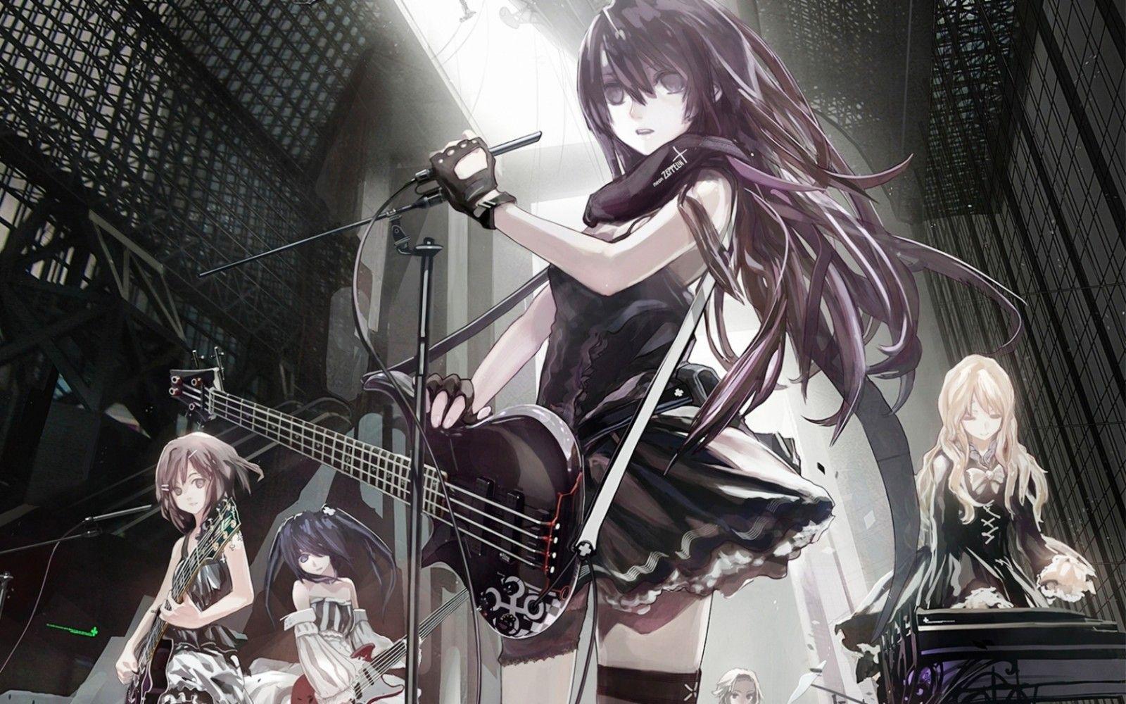 Music Crowd Anime Wallpaper Pc Wallpaper