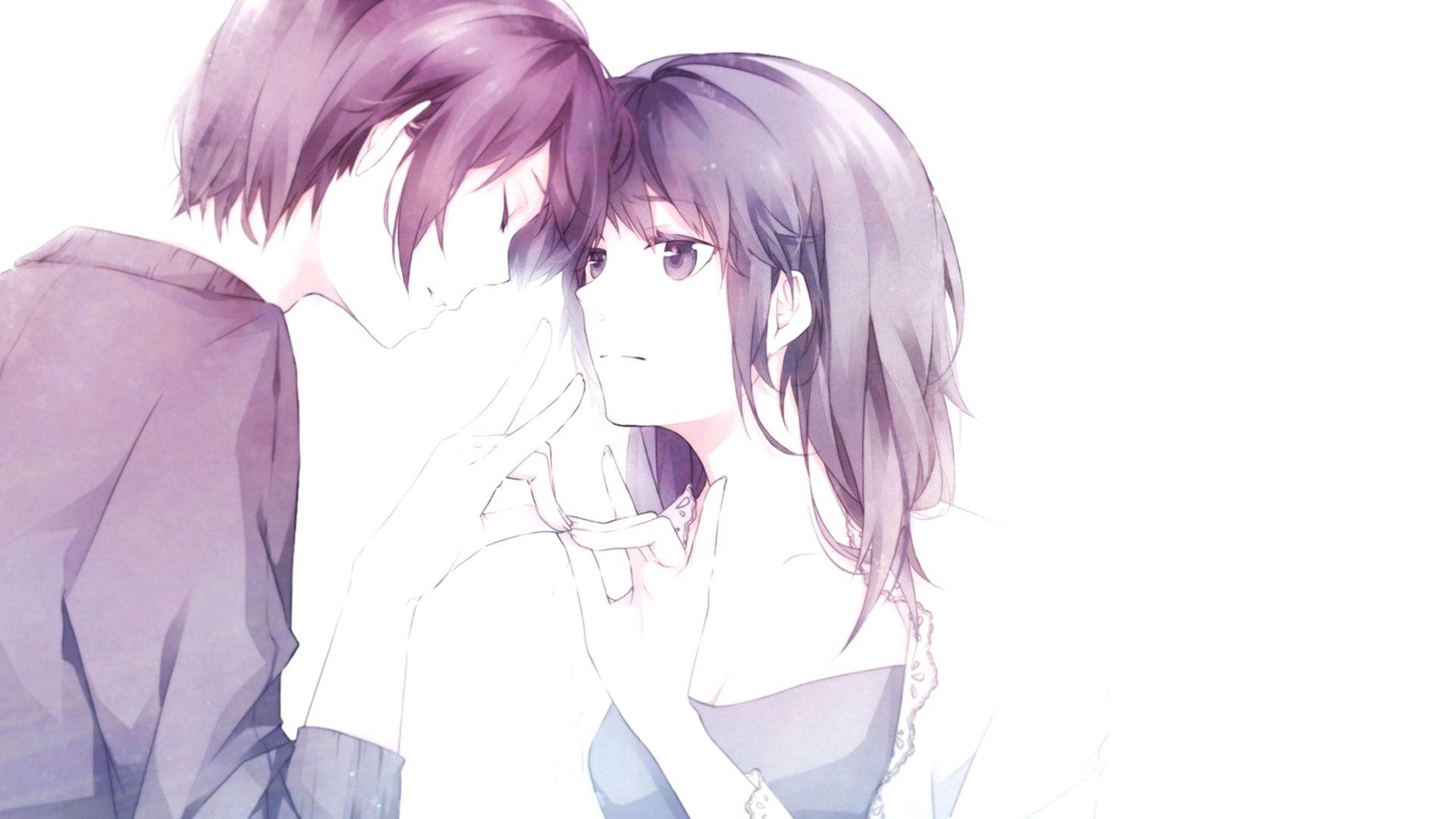 Sweet Anime Couple HD Wallpaper