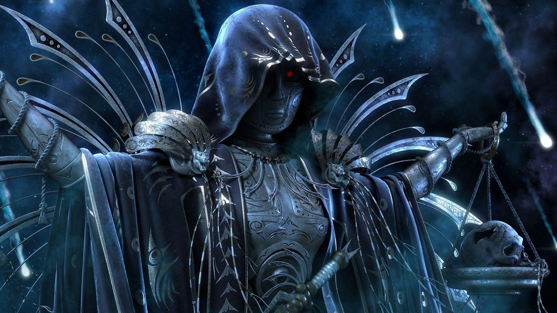 Wallpaper, fantasy art, artwork, mythology, Nocturne, Elder Scrolls