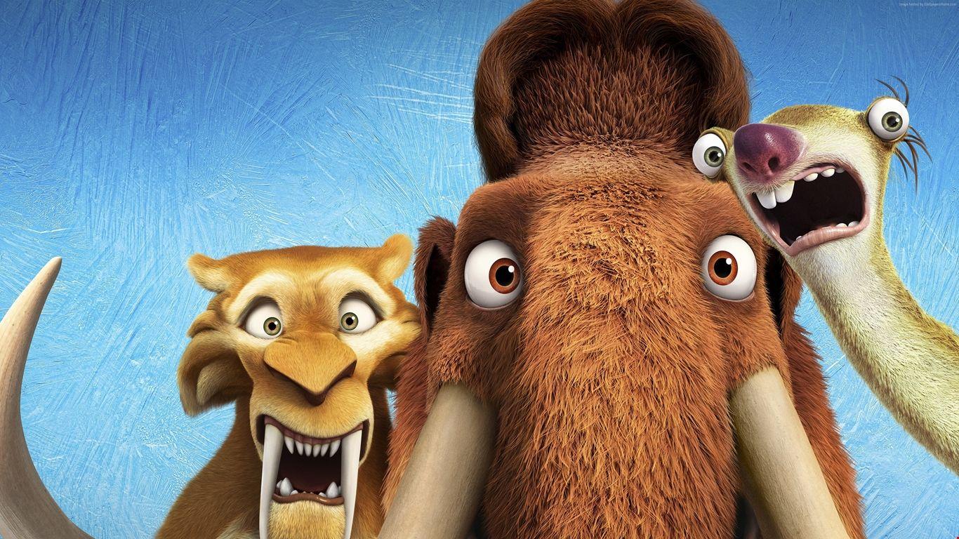 3k Ice Age 5: Collision Course, diego, manny, scrat, sid, mammoths
