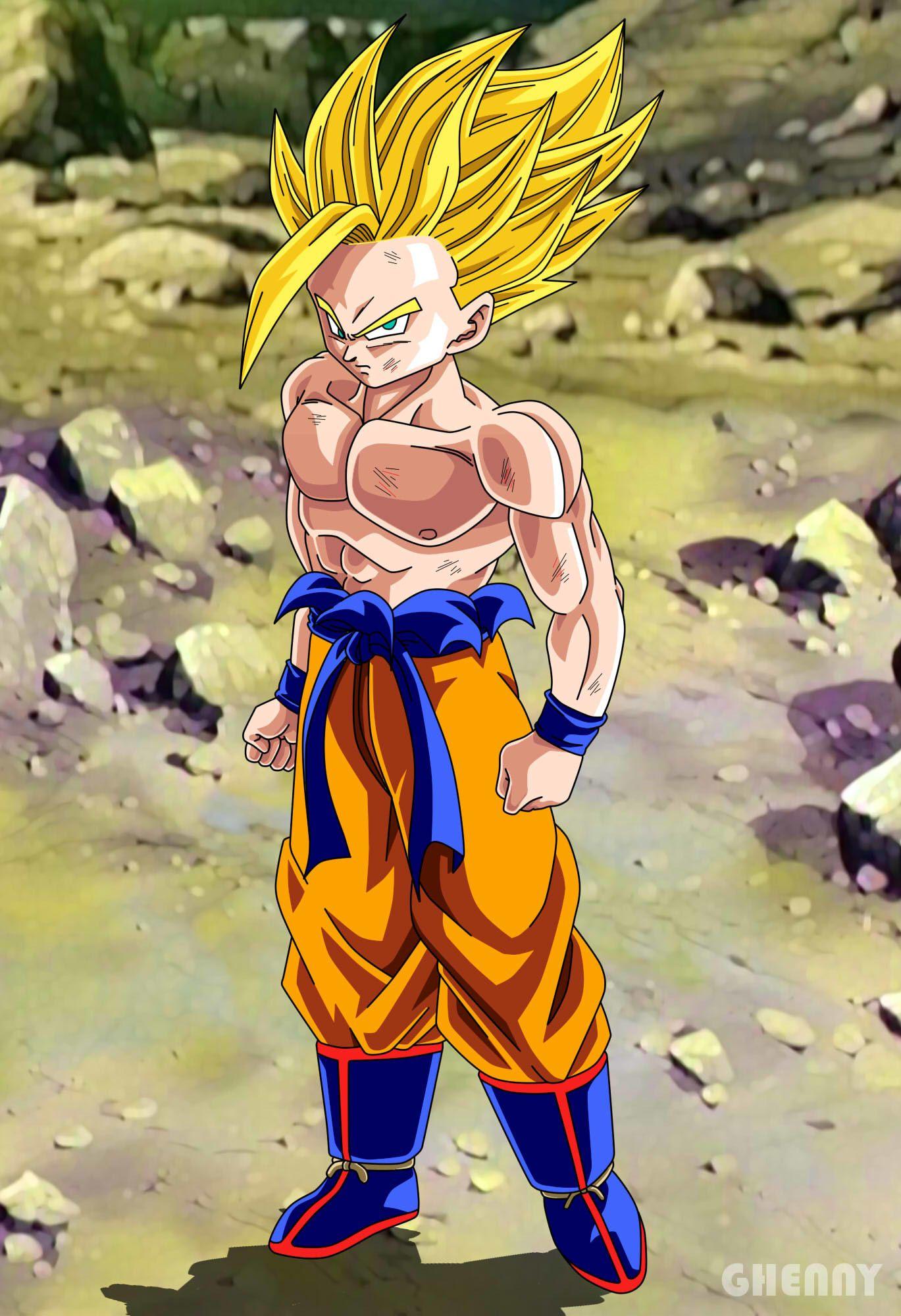 Gohan Super Saiyan 2 HD Mobile Wallpaper.