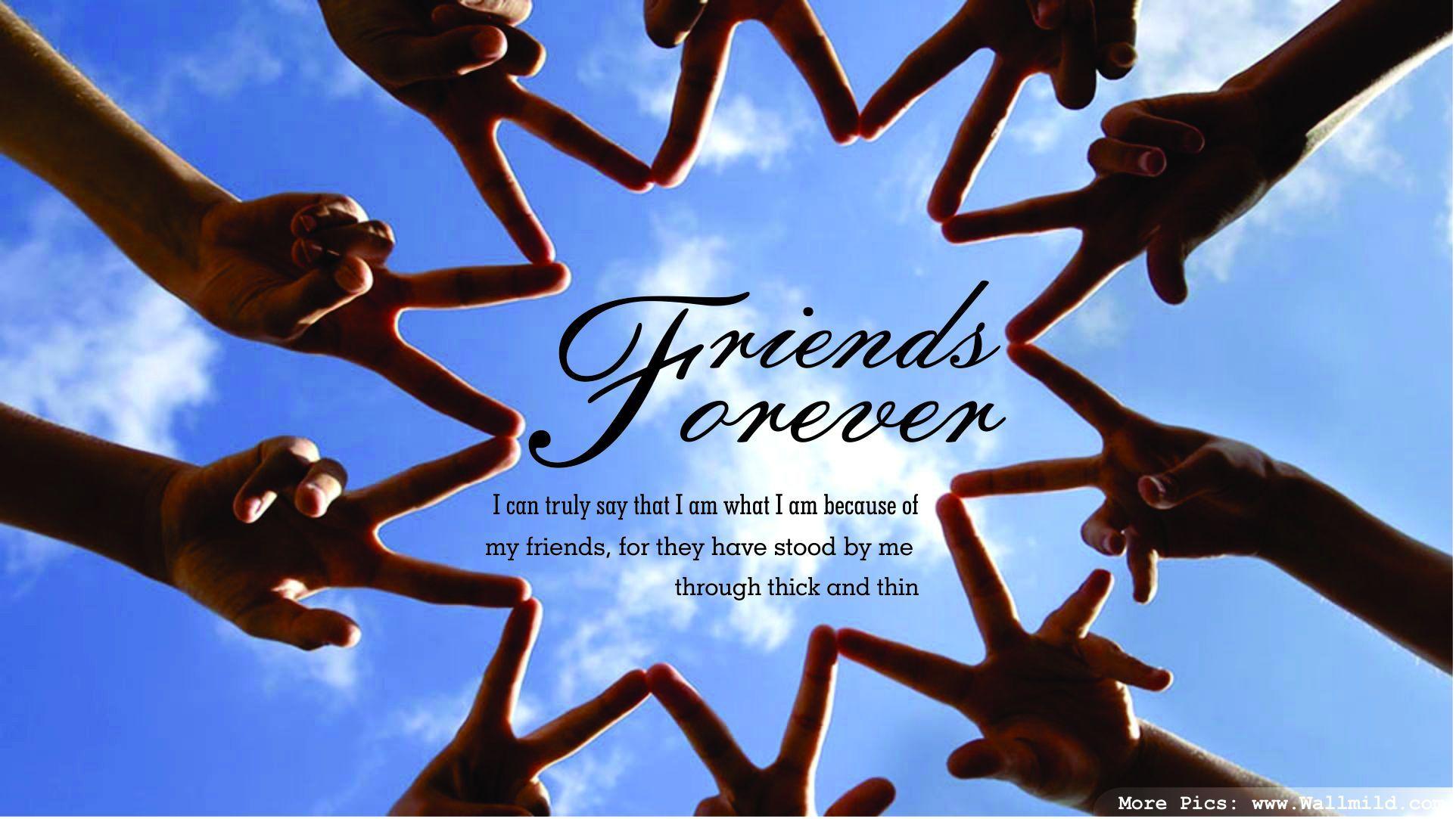 Friends Forever Quotes Nice HD wallpaper