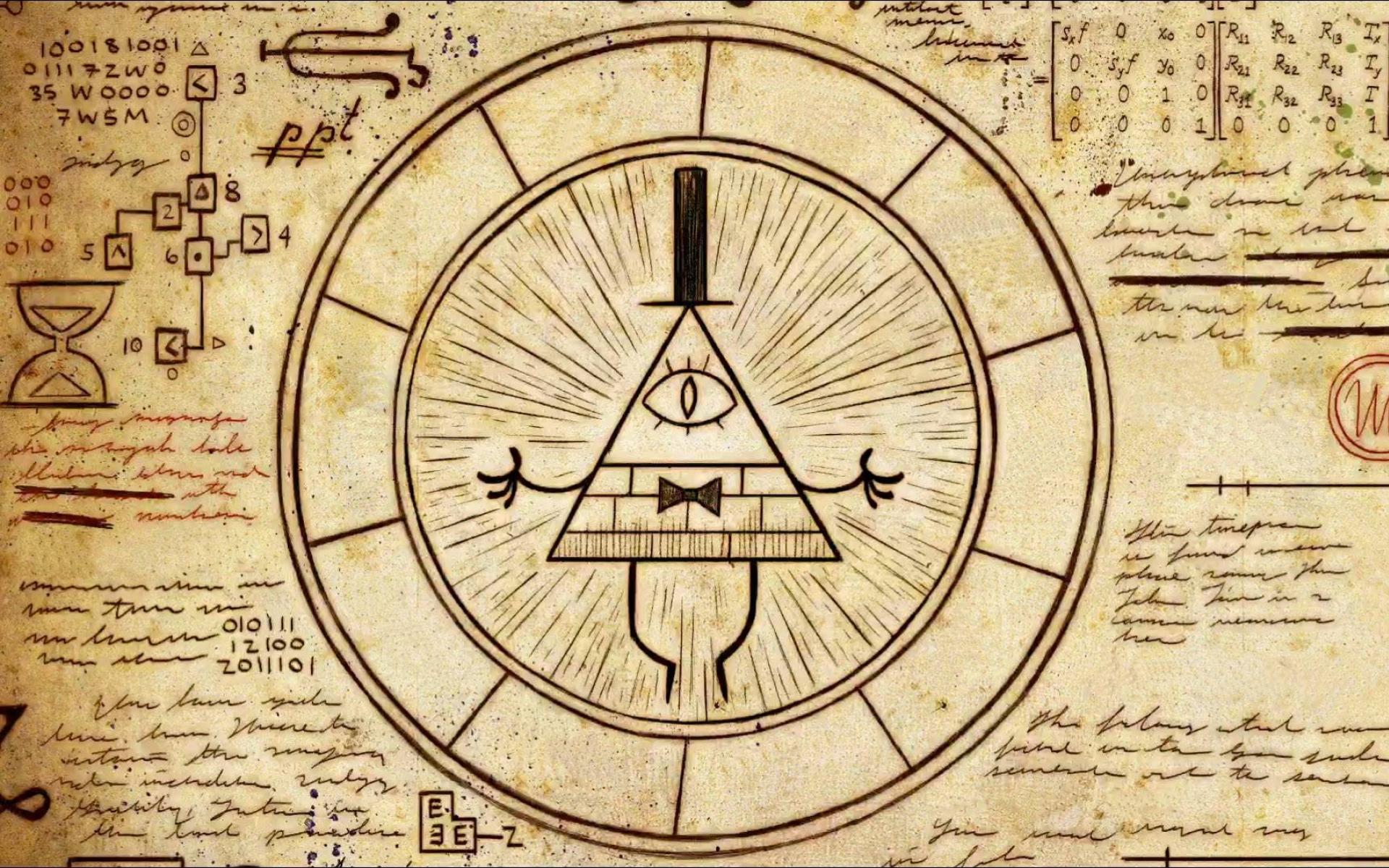 Illuminati Digital Art Shows Symbols Hd Wallpaper
