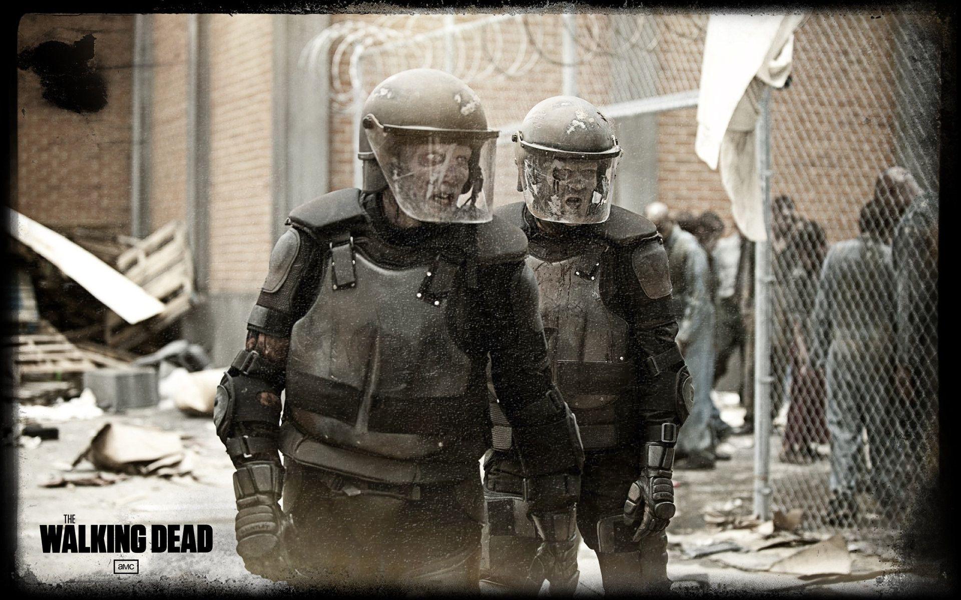 Zombie Swat Team Walking Dead Wallpaper