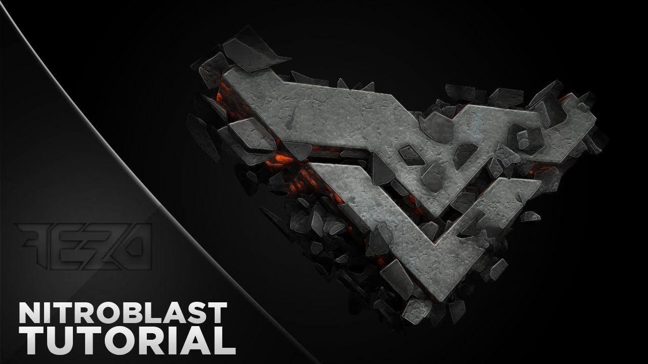 Songs in Cinema 4D Tutorial: Nitroblast Cool Cracked Logo