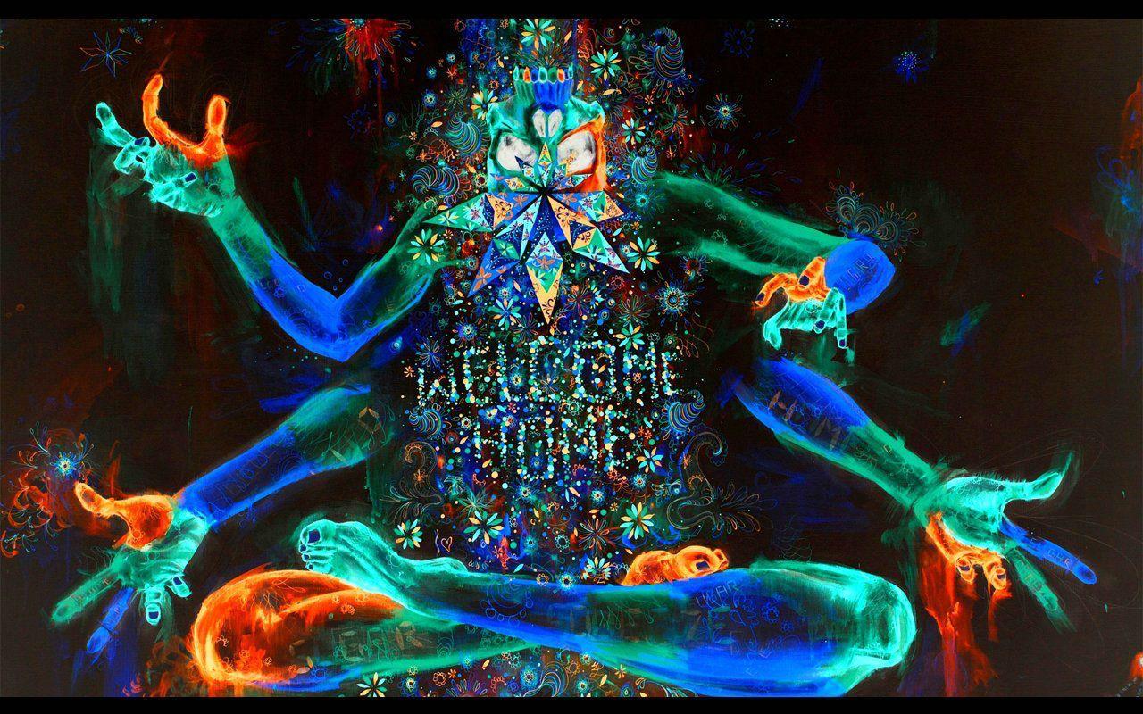 psychedelic art wallpaper de