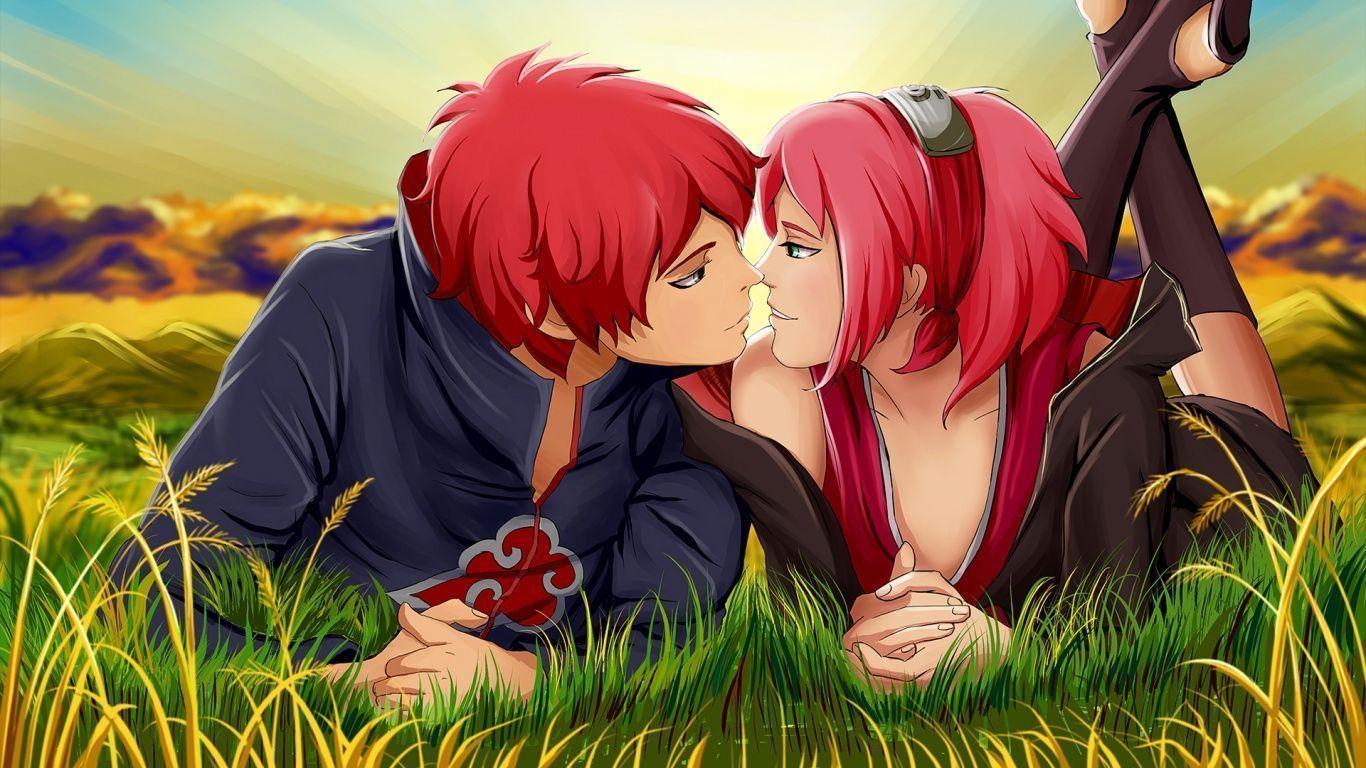 Naruto kiss sakura sasori Wallpaper. Sasosaku