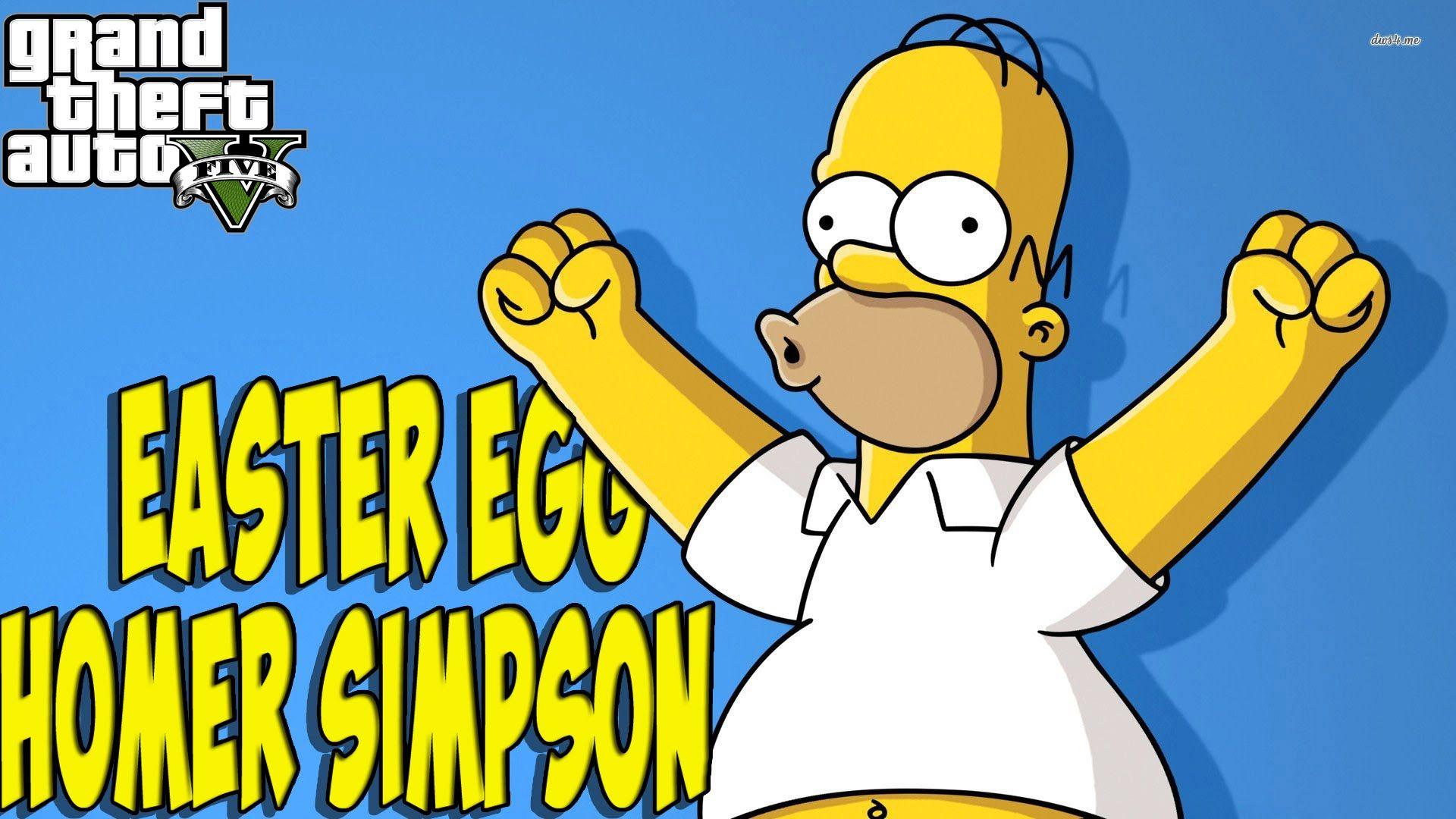 GTA V, EASTER EGG HOMER SIMPSONS !
