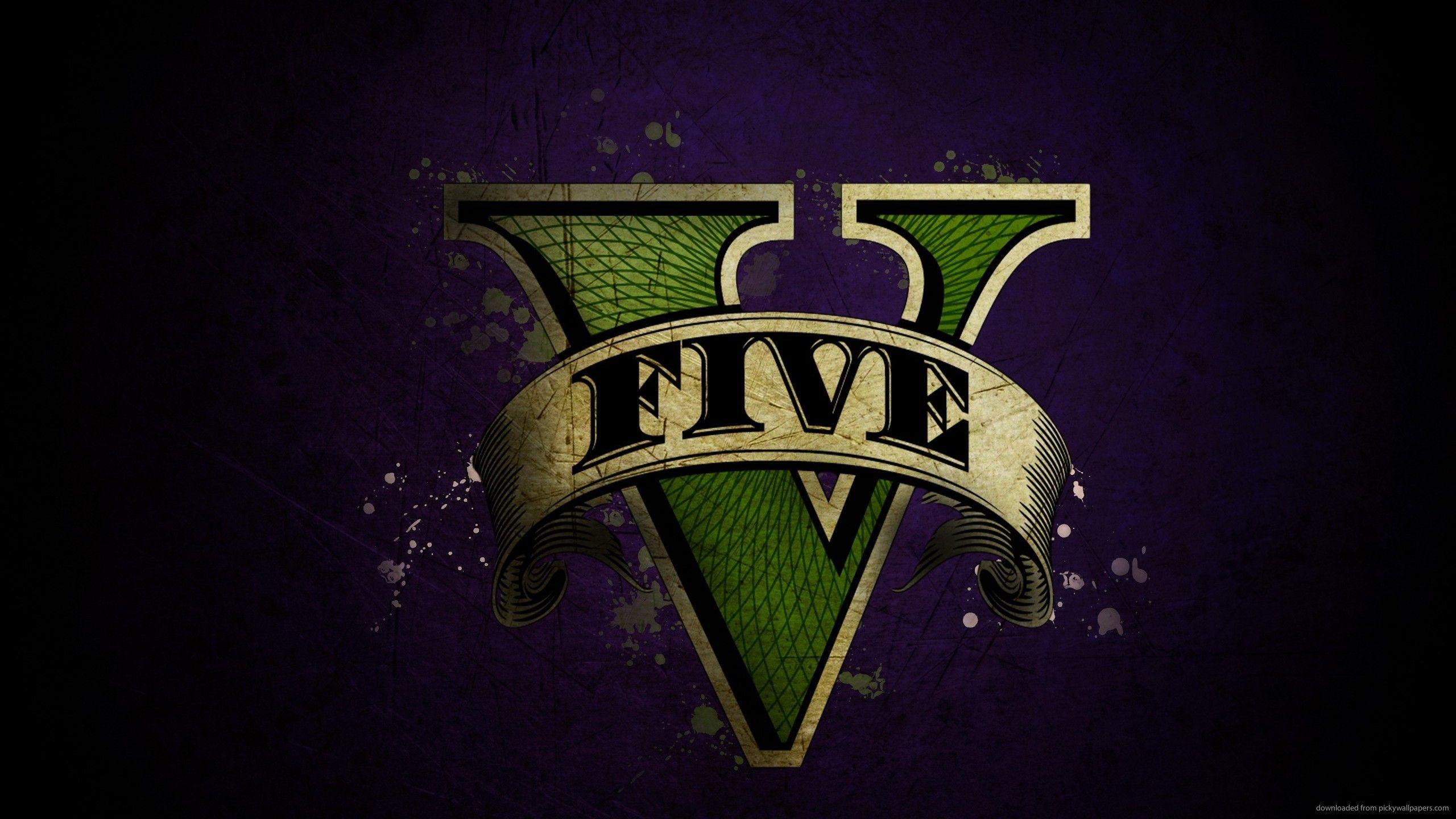 Gta 5 Logo. Download 2560x1440 GTA 5 Logo Wallpaper. cool picture