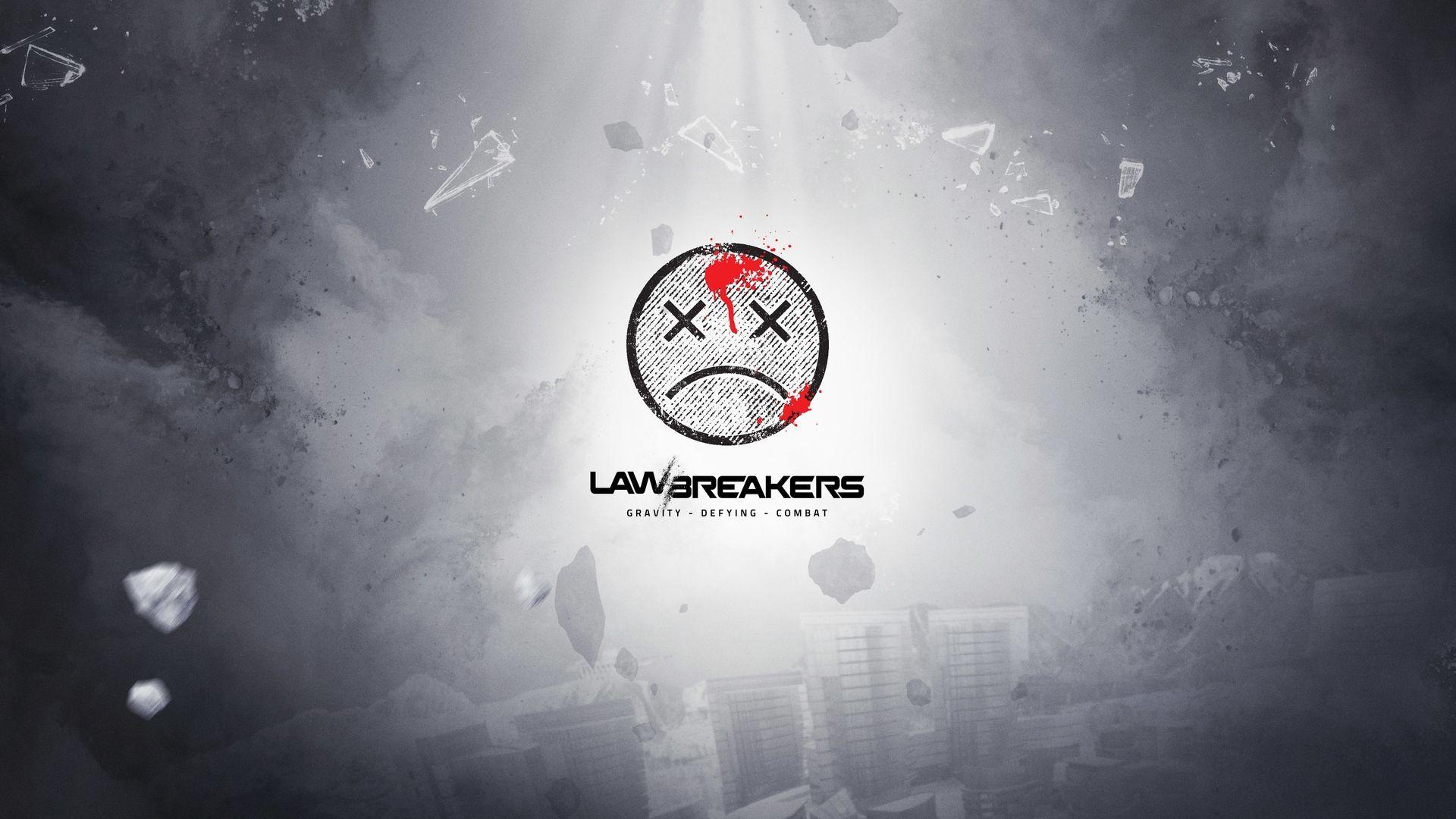 LawBreakers Logo Sad Emoticon Wallpaper