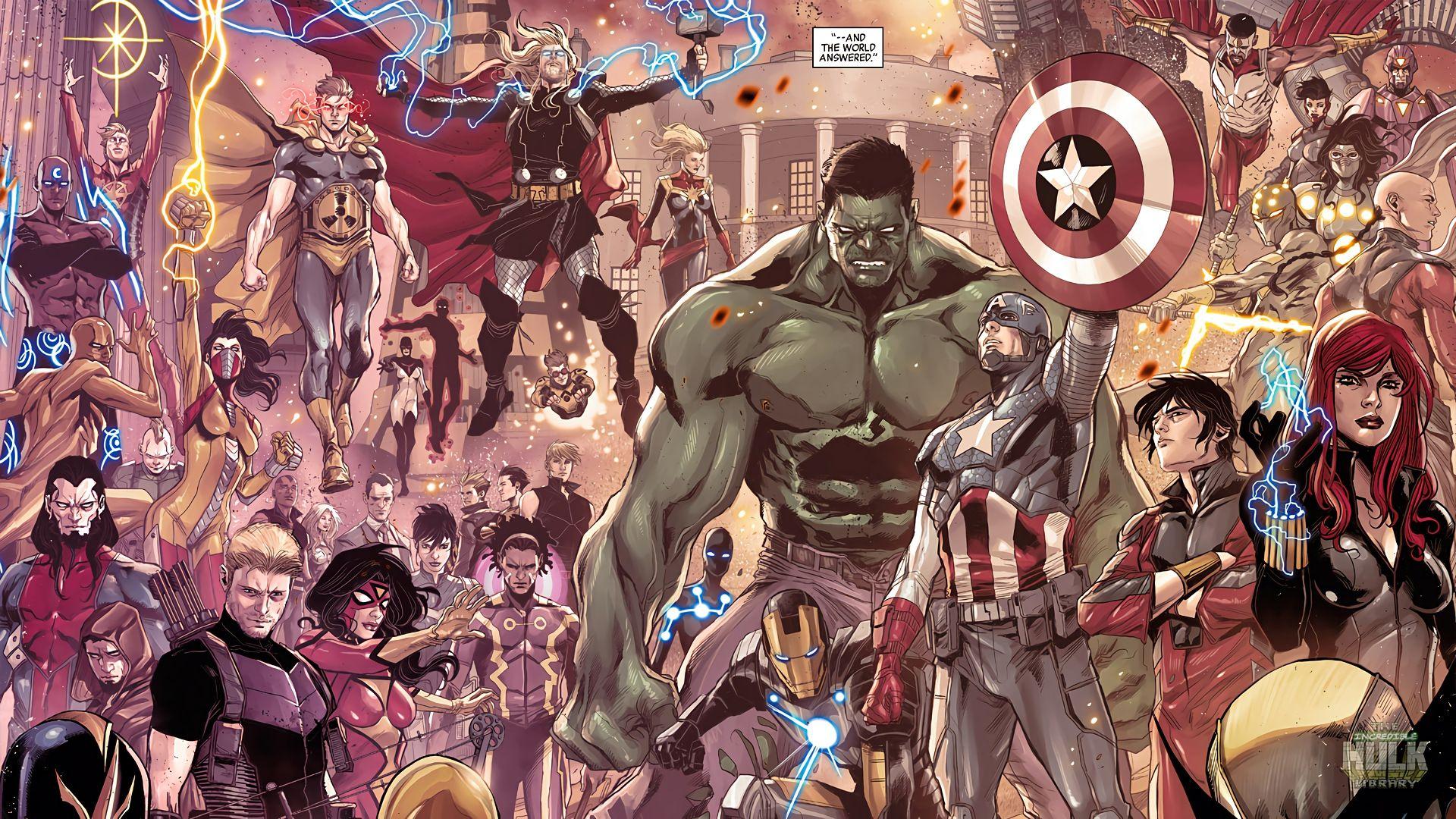 Avengers Marvel Super Heroes Wallpaper