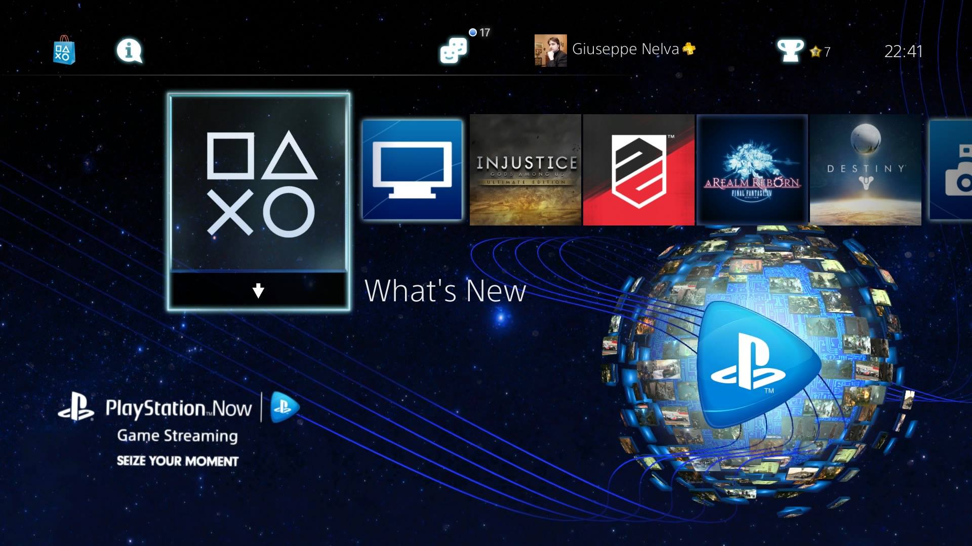 Free PlayStation Now PS4 Dynamic Theme Just Released