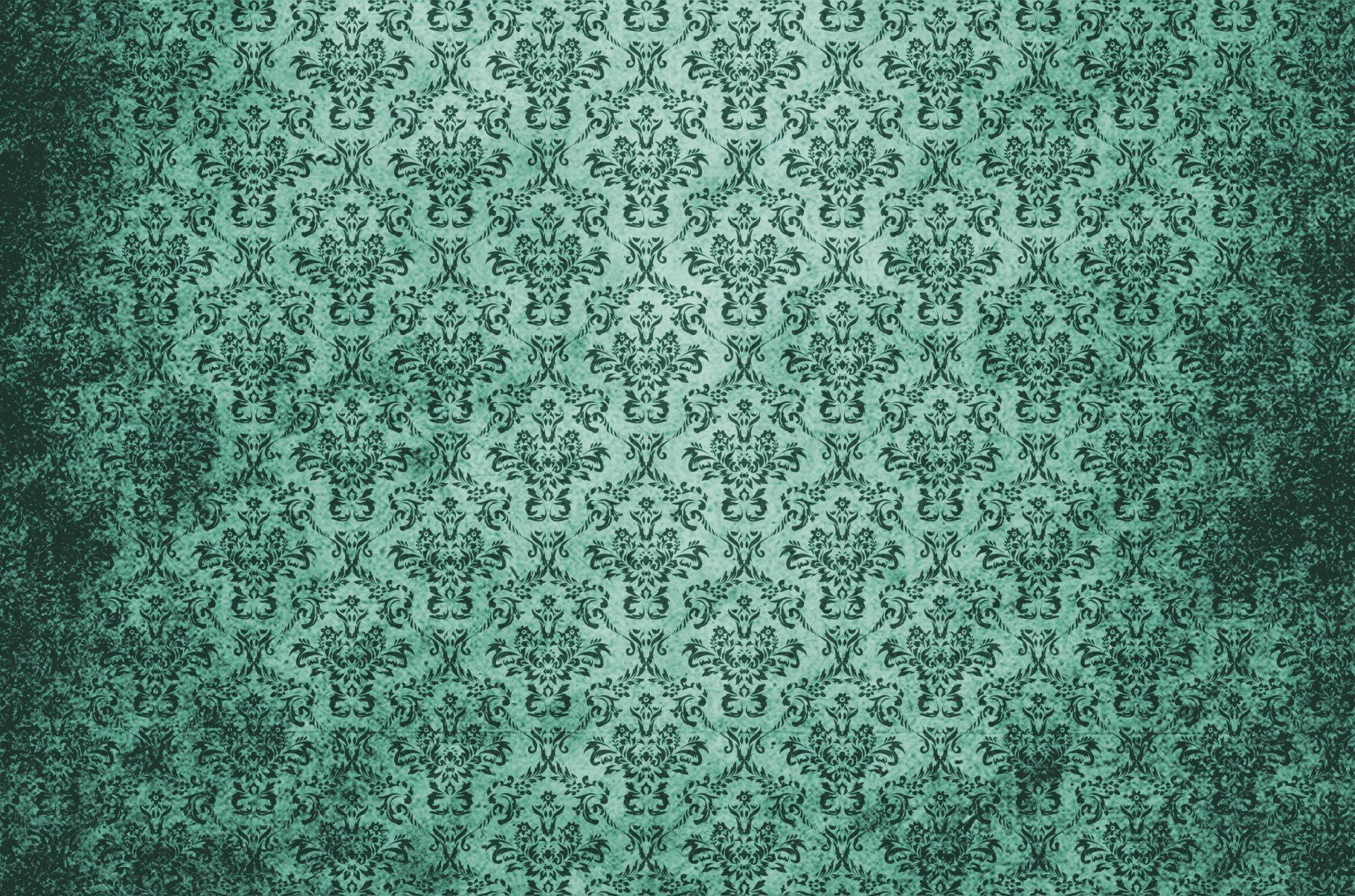 Damask Vintage Background Teal Free Domain Picture