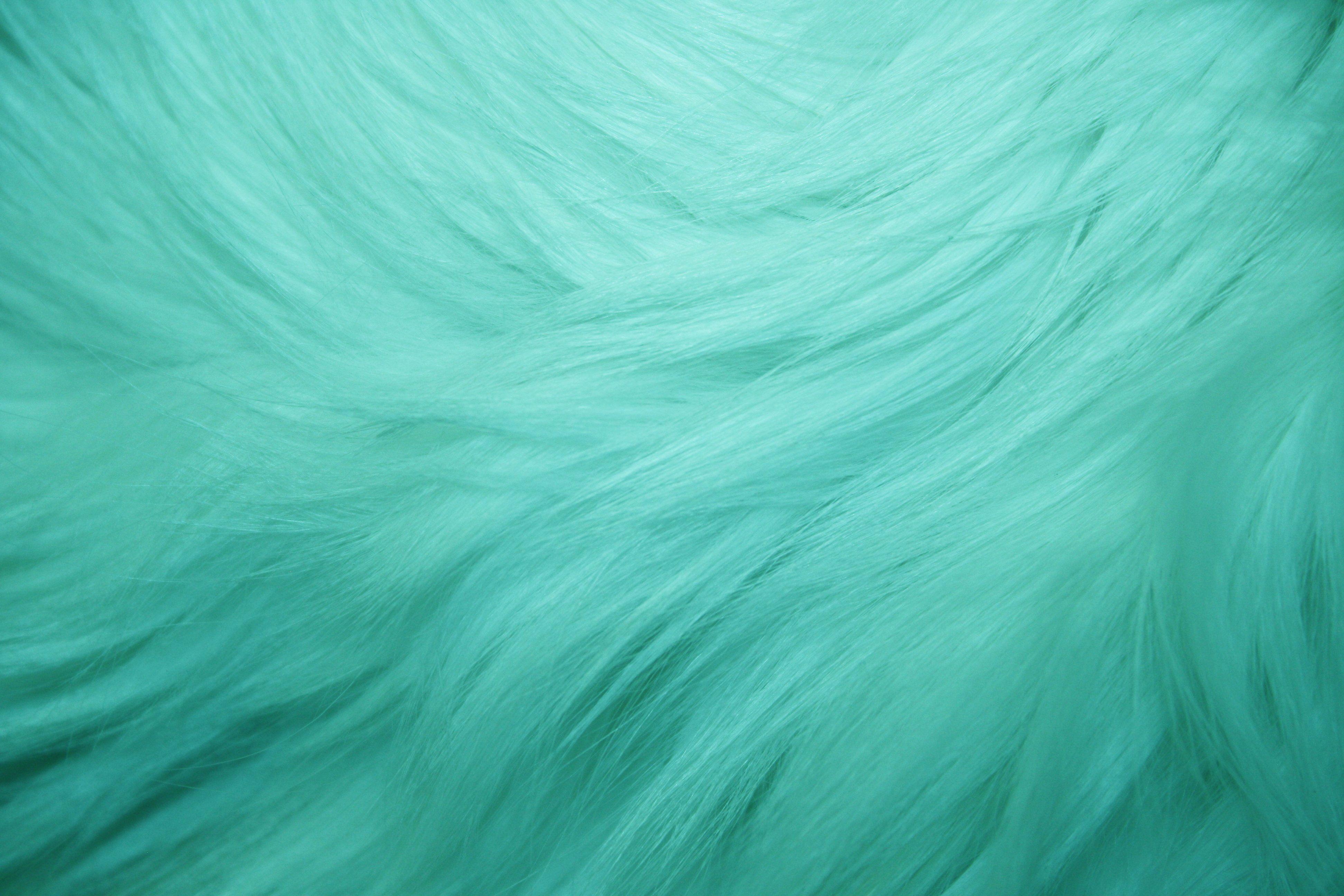 Teal Fur Texture Picture. Free Photograph. Photo Public Domain