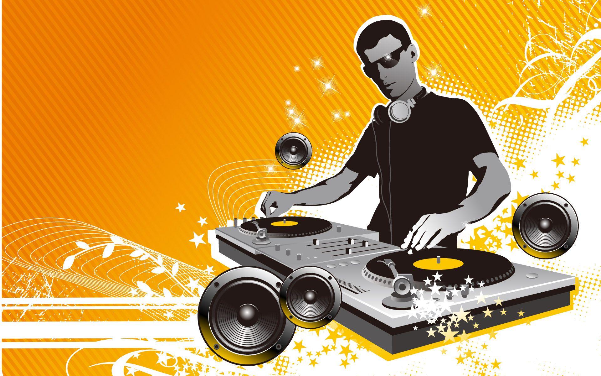 DJ mixer wallpaper