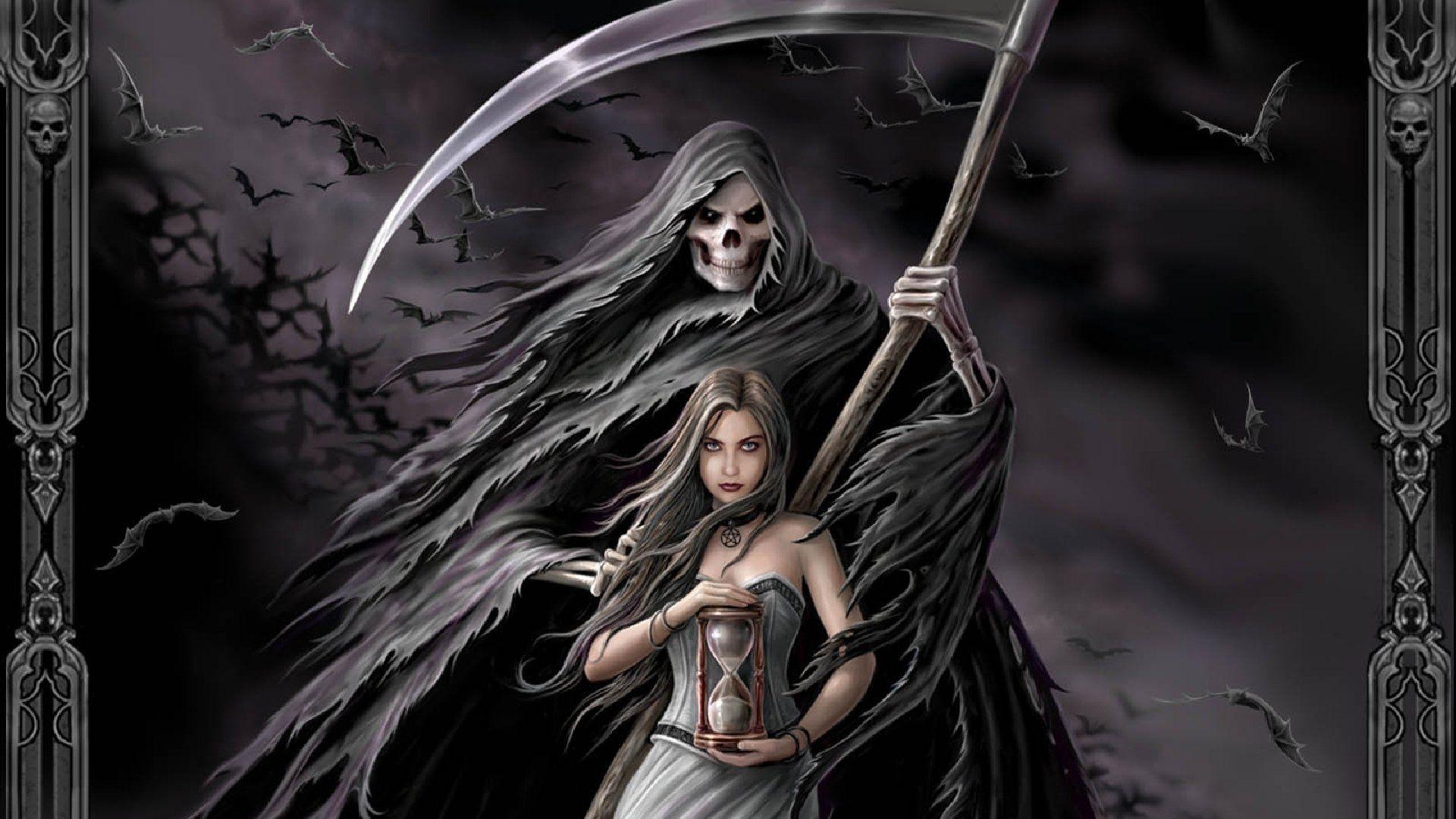 Female Grim Reaper Wallpapers Wallpaper Cave
