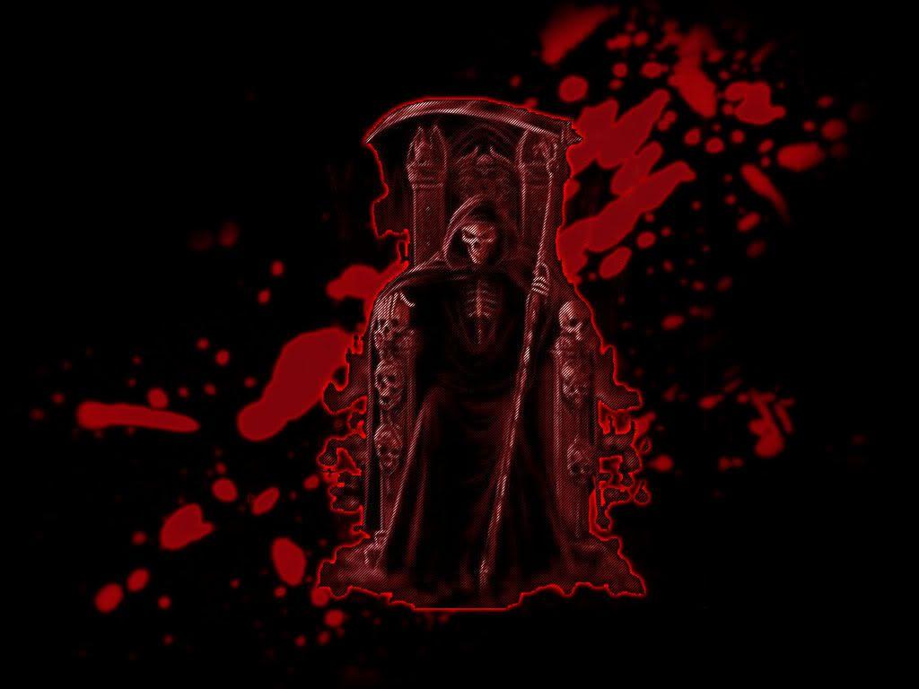 Animated Grim Reaper. grim reapers blood photo Red_