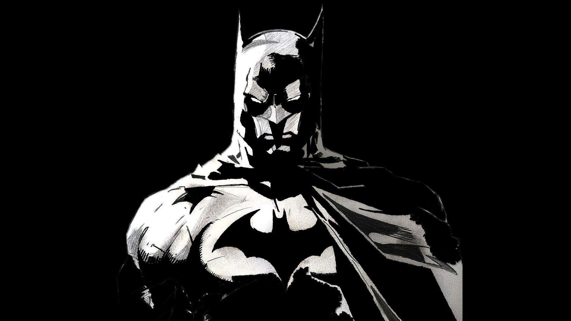 batman wallpaper black and white