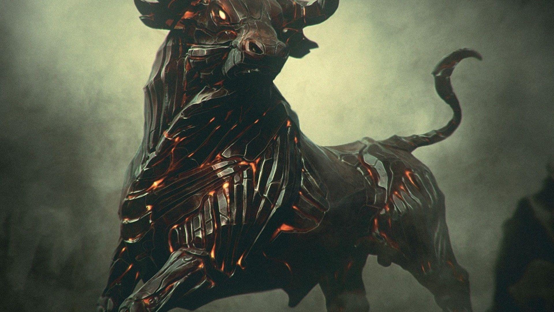 High Quality Wallpaper: Bull Wallpaper, Bull Background