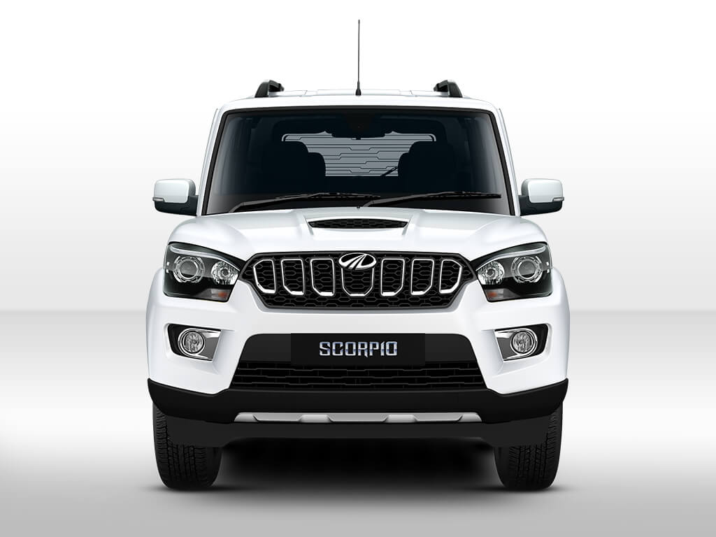 mahindra scorpio white wallpaper