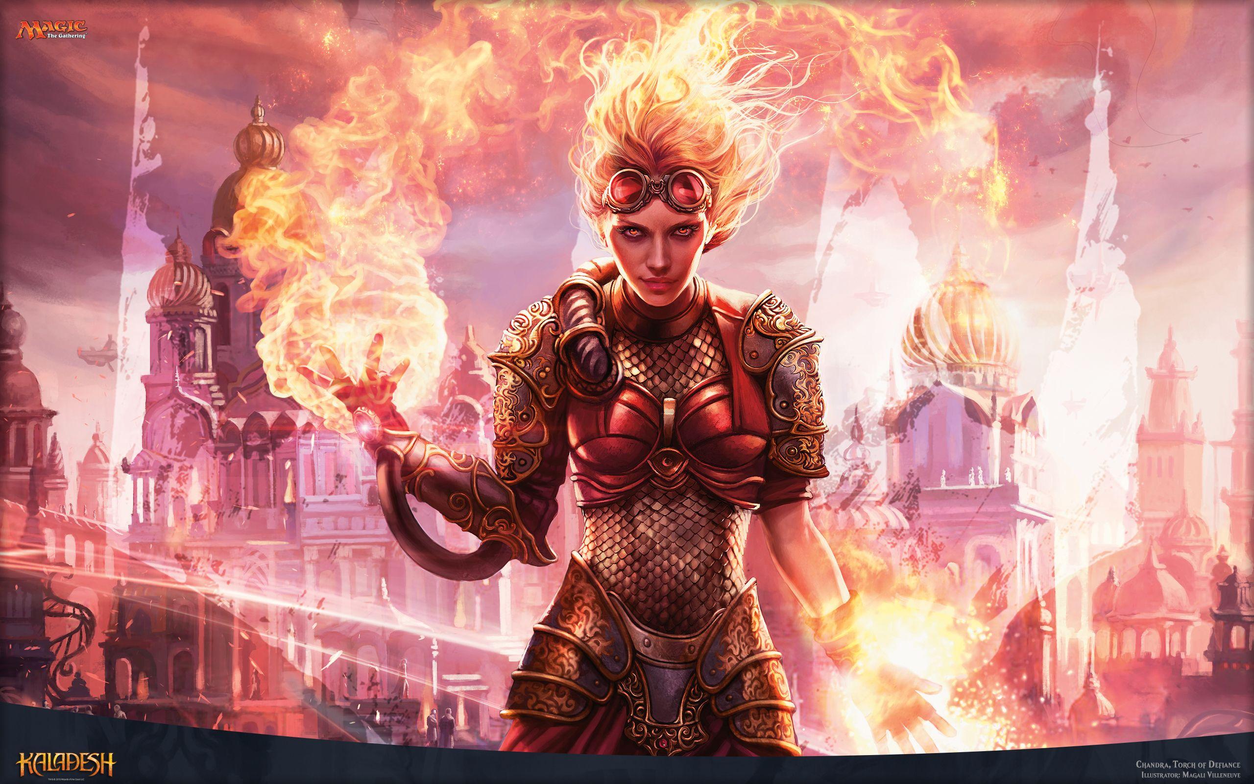 Magic the Gathering image Chandra Torch of Defiance HD wallpaper