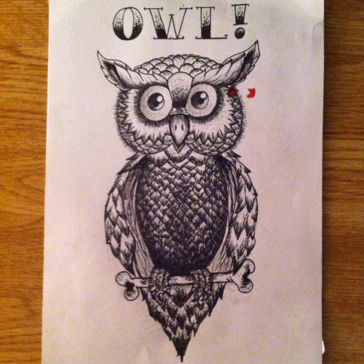 Full HD Owl Drawing Tumblr I, Desktop Wallpaper Owl Drawing Tumblr I