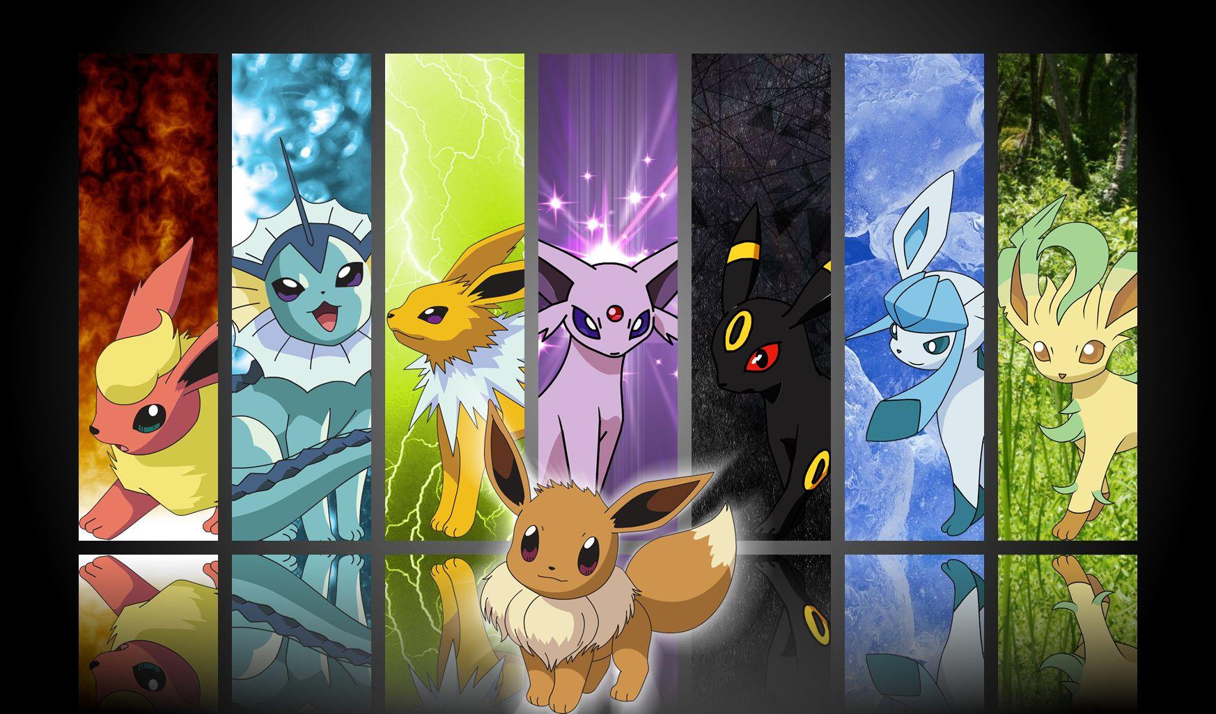 image of pokemon glaceon evolution cards