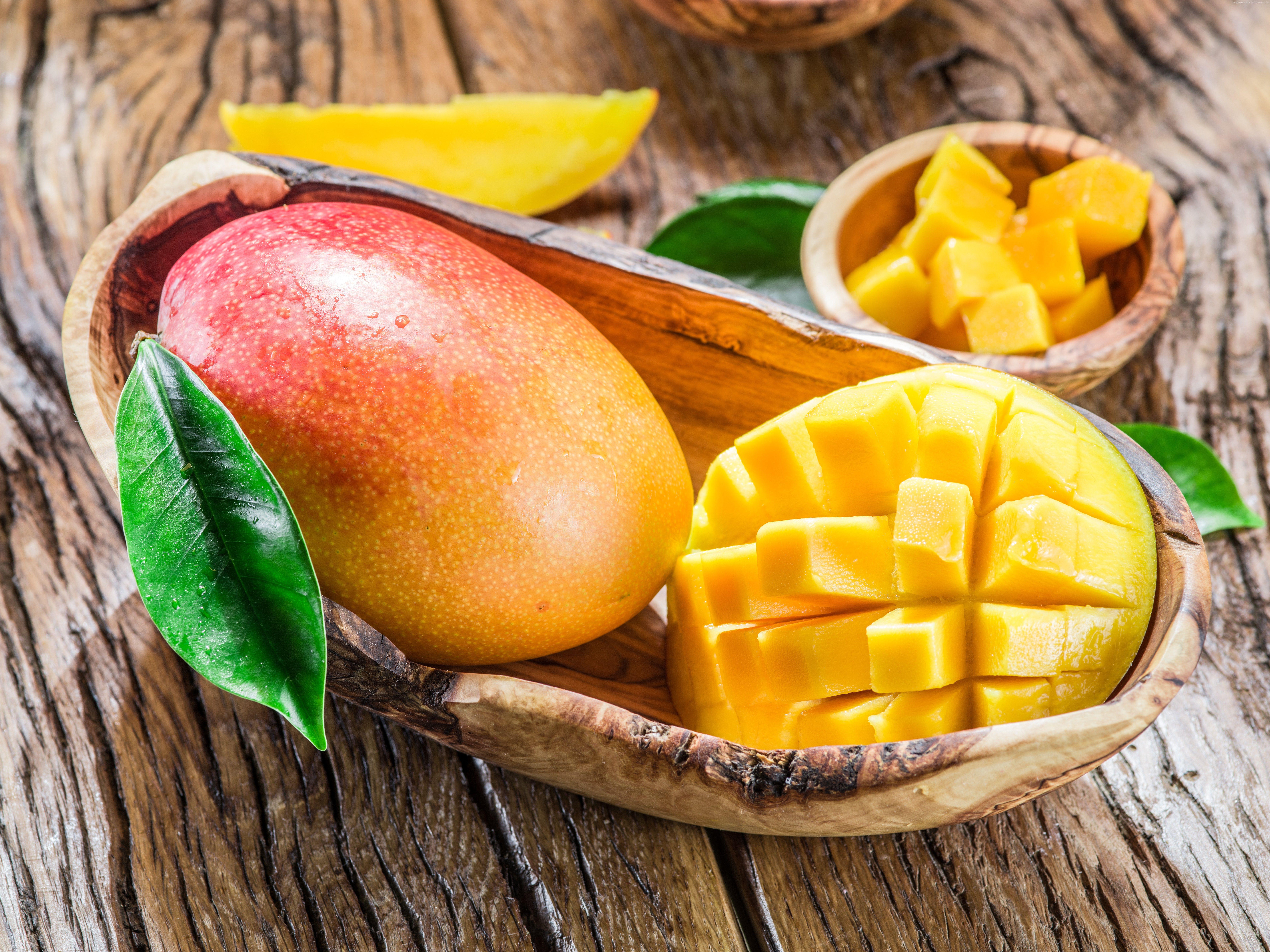 Wallpaper mango, fruit, 8k, Food
