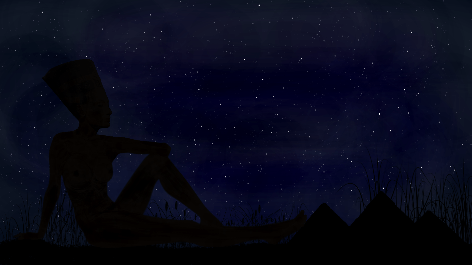 Egyptian nights, Pyramid, Nofretete, Nefertiti 2