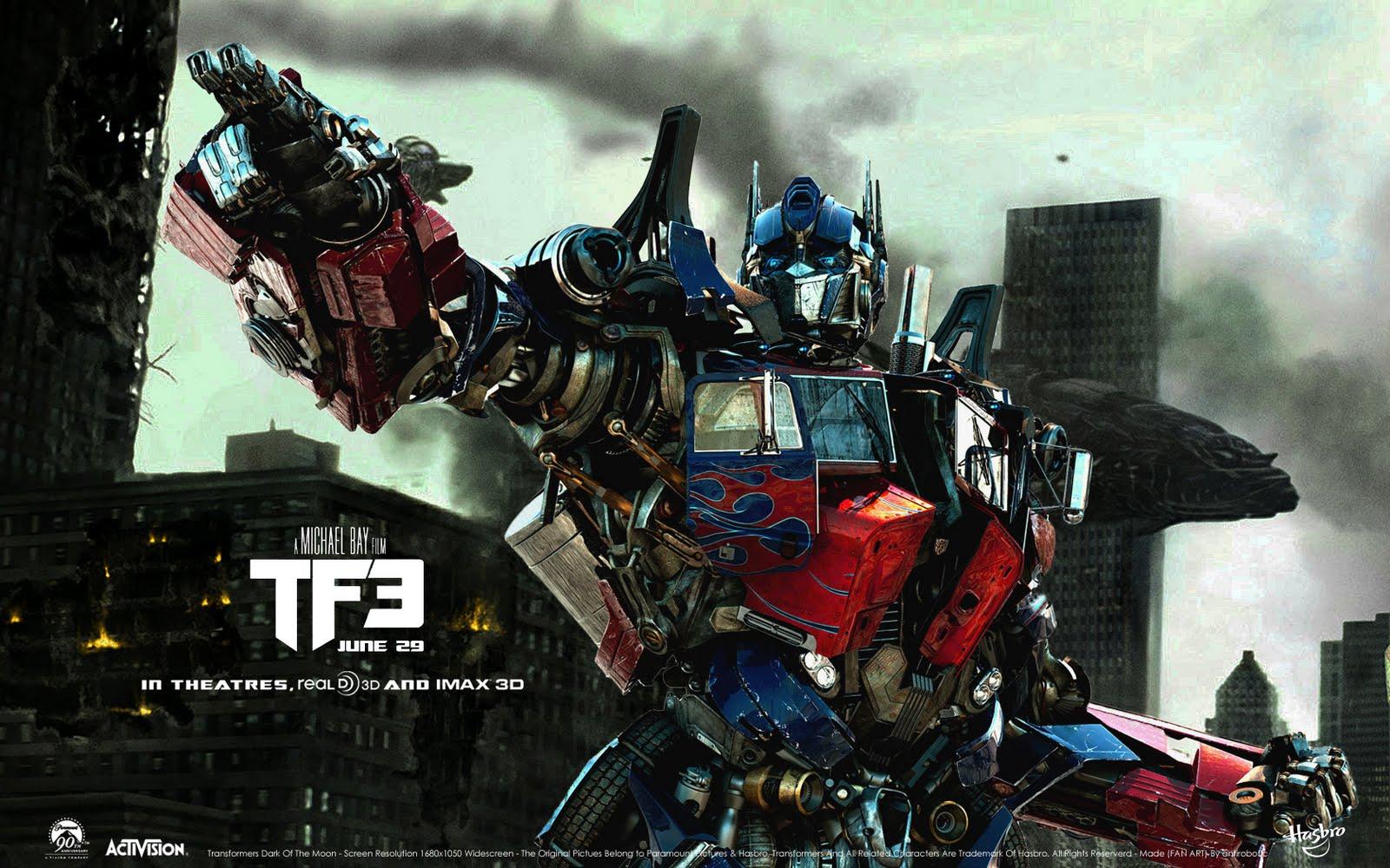 New Optimus Prime Transformers 3 Wallpaper