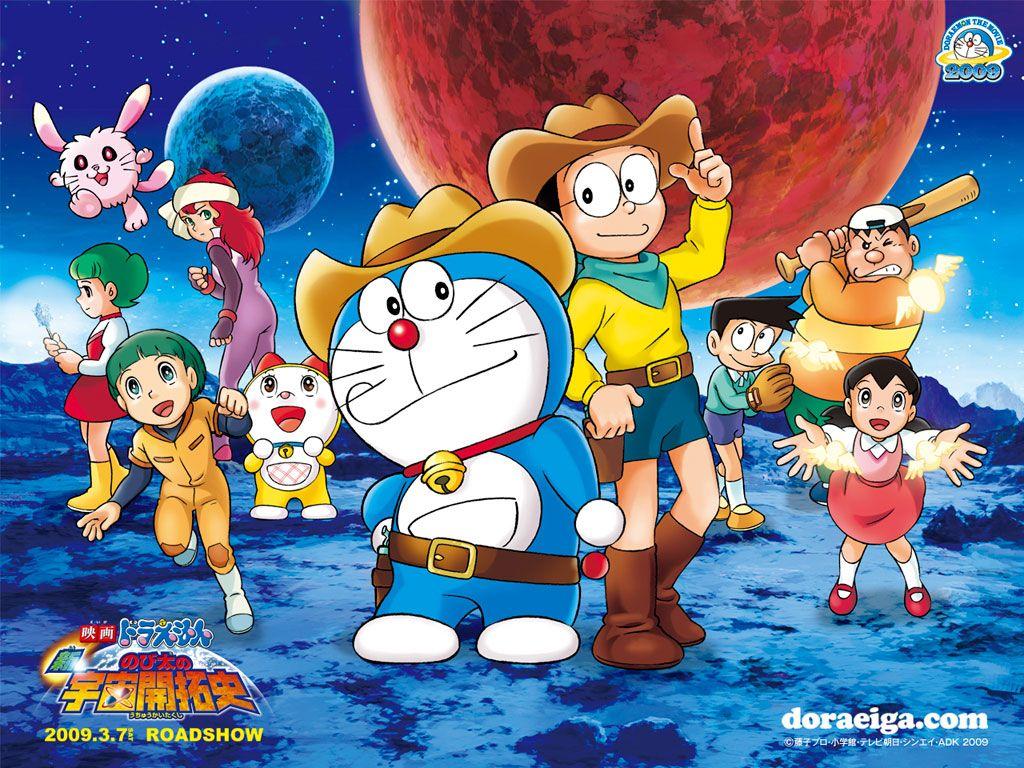 px Doraemon Background for desktop and mobile
