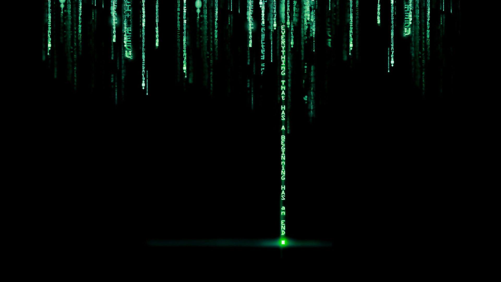 Matrix Codes Desktop Background HD 1920x1080