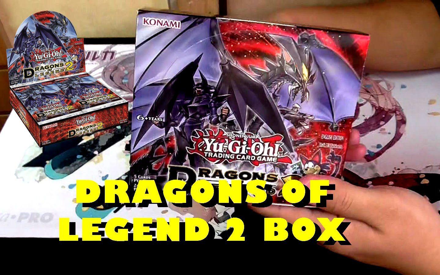 Yugioh DRAGONS OF LEGEND 2 Box Opening! Toons, Legendary Dragons