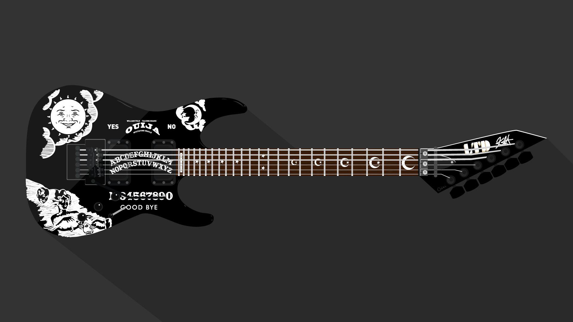 ESP LTD Kirk Hammett's Ouija Guitar Vector