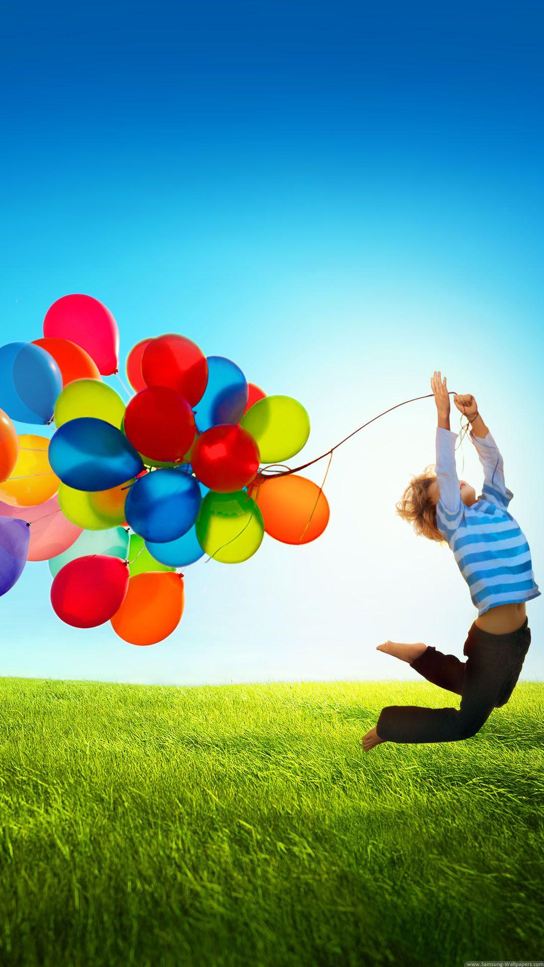 Galaxy S4 Official HD Picture Balloons 1080x1920 Desktop_Samsung