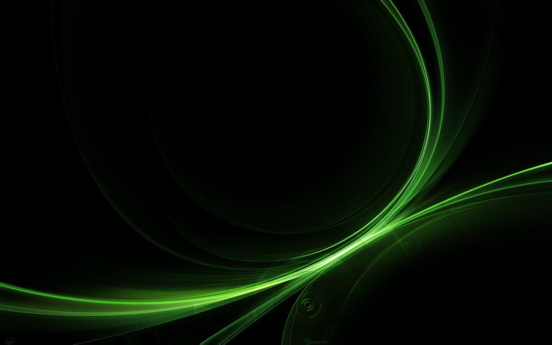 Black and Green Abstract Background HD Wallpaper 1440