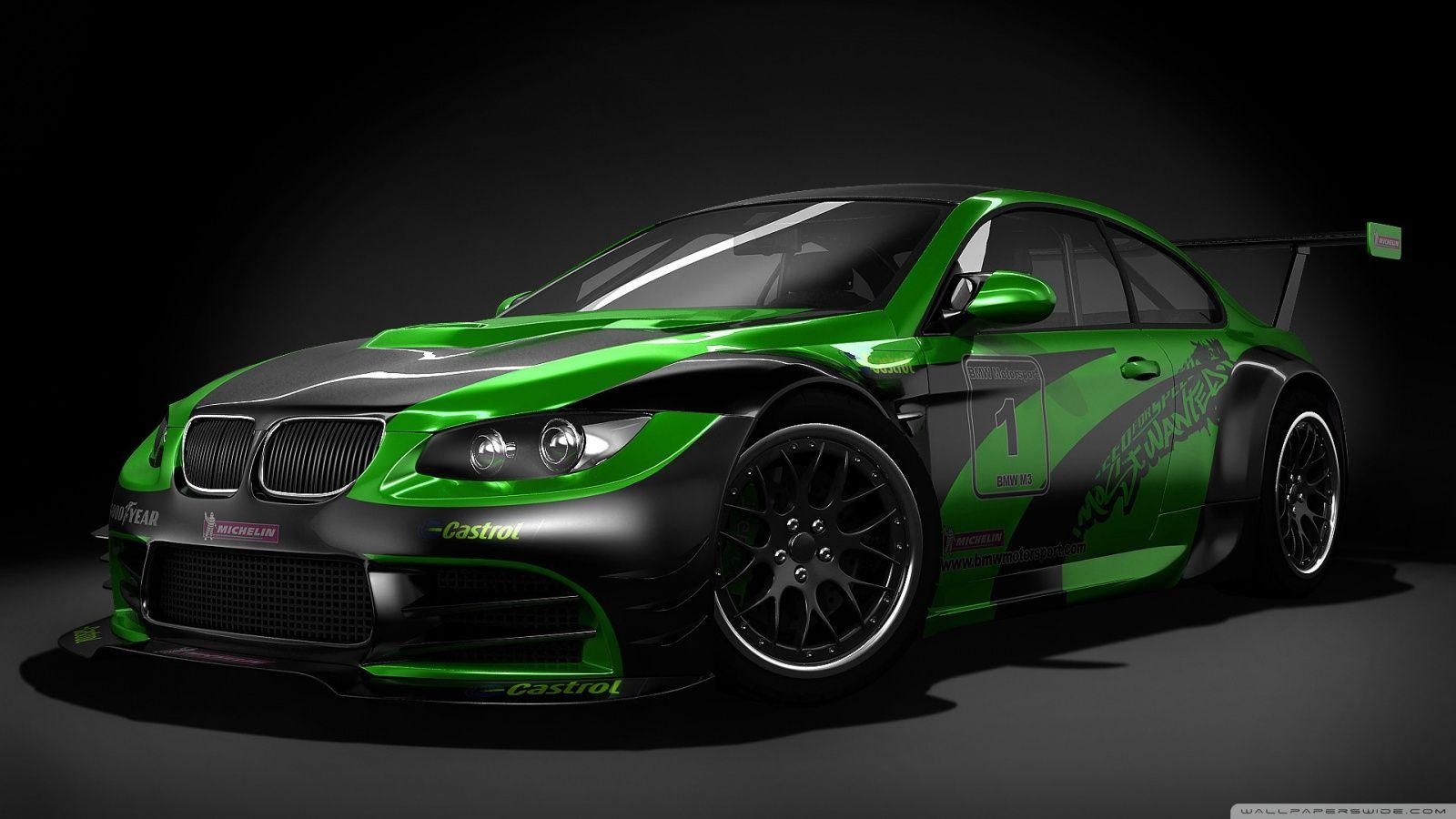 Black And Green Tuned BMW ❤ 4K HD Desktop Wallpaper for 4K Ultra HD