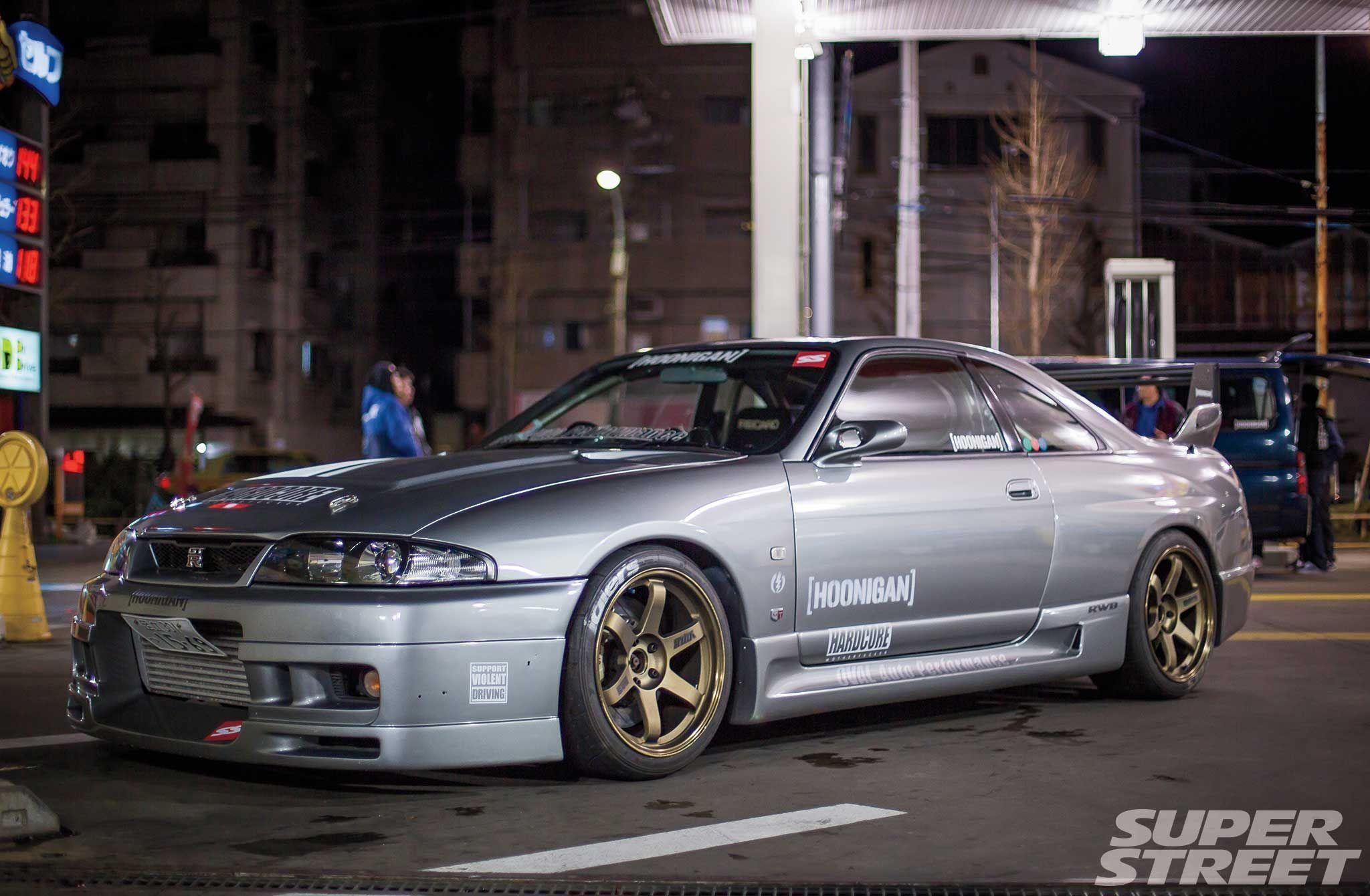 R33 Nissan Skyline coupe cars modified wallpaperx1340