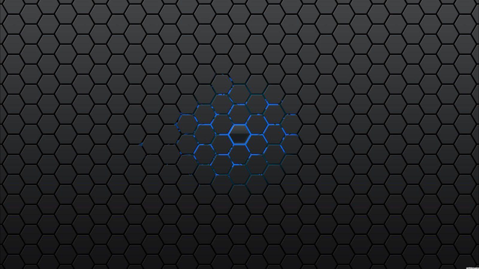 Blue Carbon Fiber HD Wallpaper